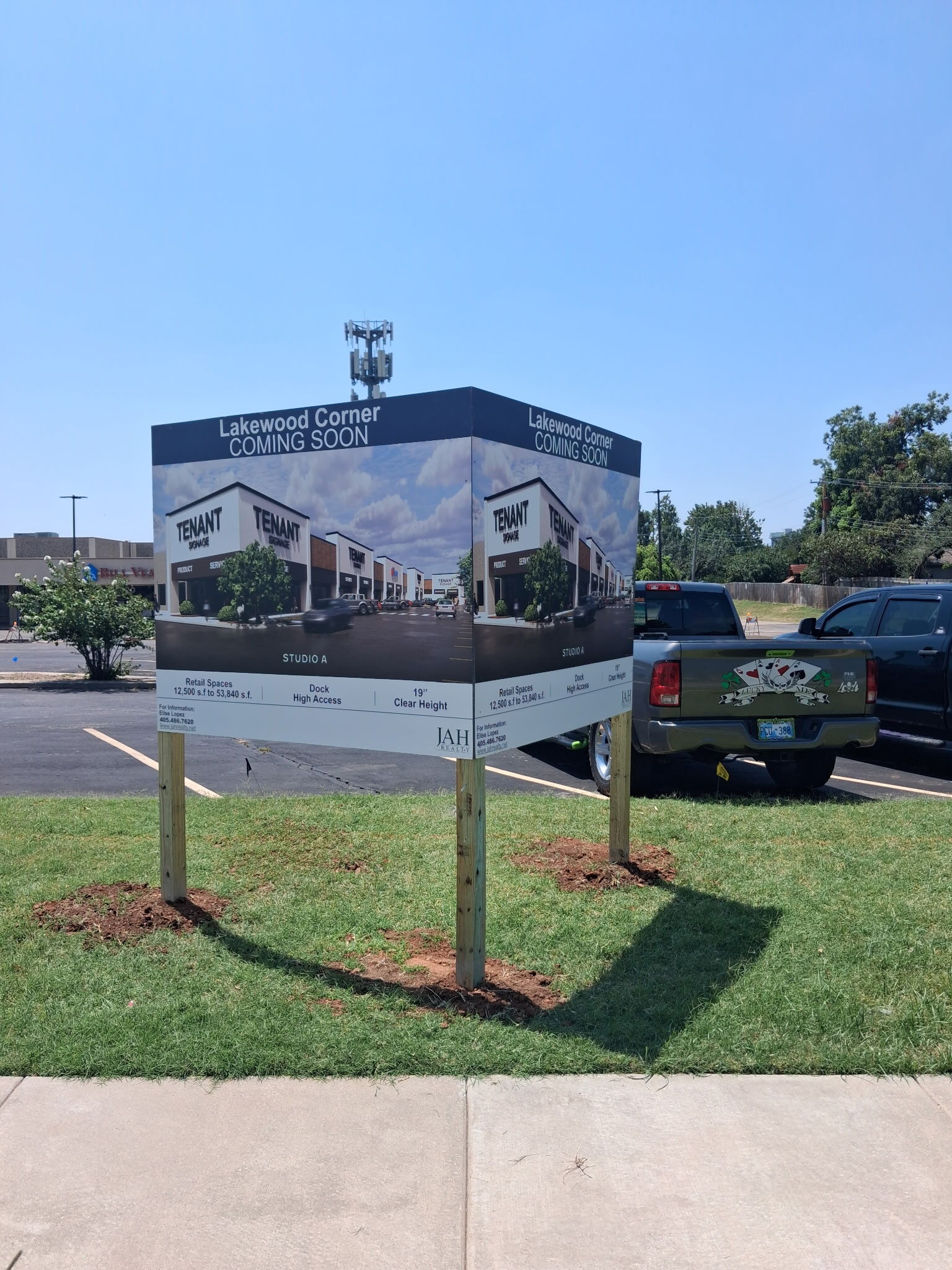Post and panel sign in Oklahoma City, OK!
