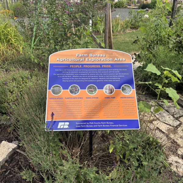 Refreshing the Therapy Garden Signage at On With Life
