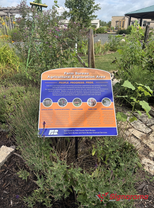 Refreshing the Therapy Garden Signage at On With Life
