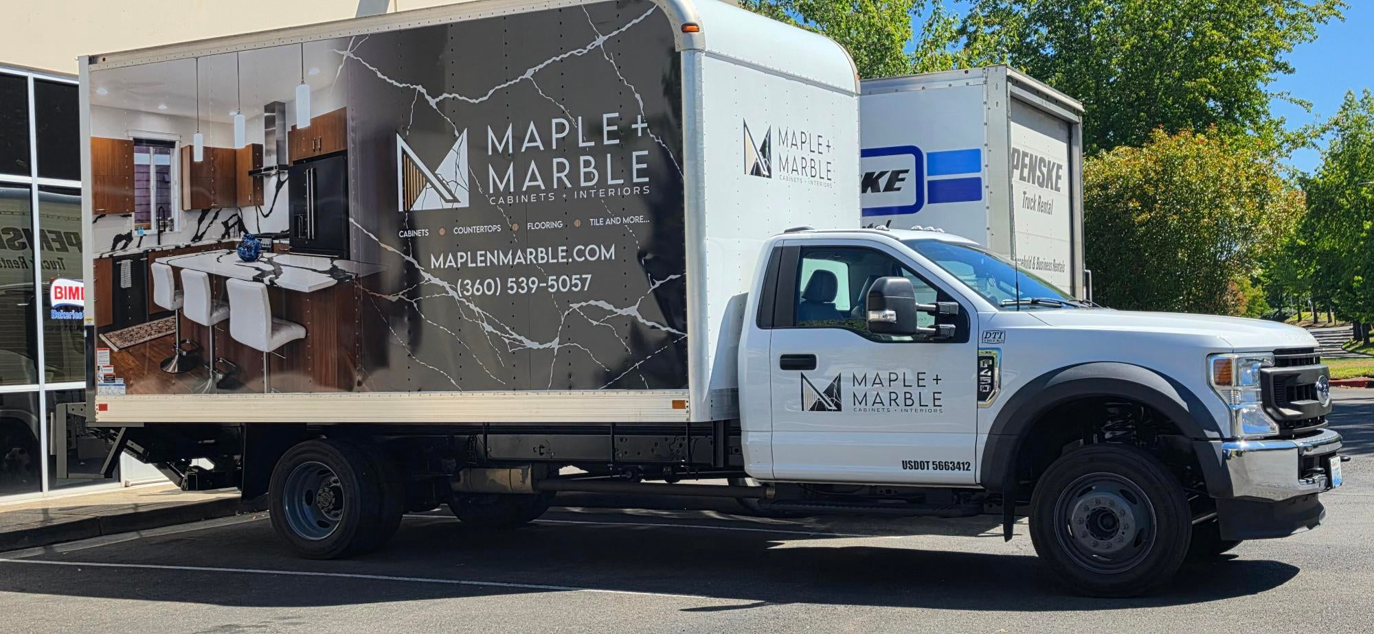 Turning a Box Truck Into a Moving Billboard: Custom Graphics for Maple + Marble