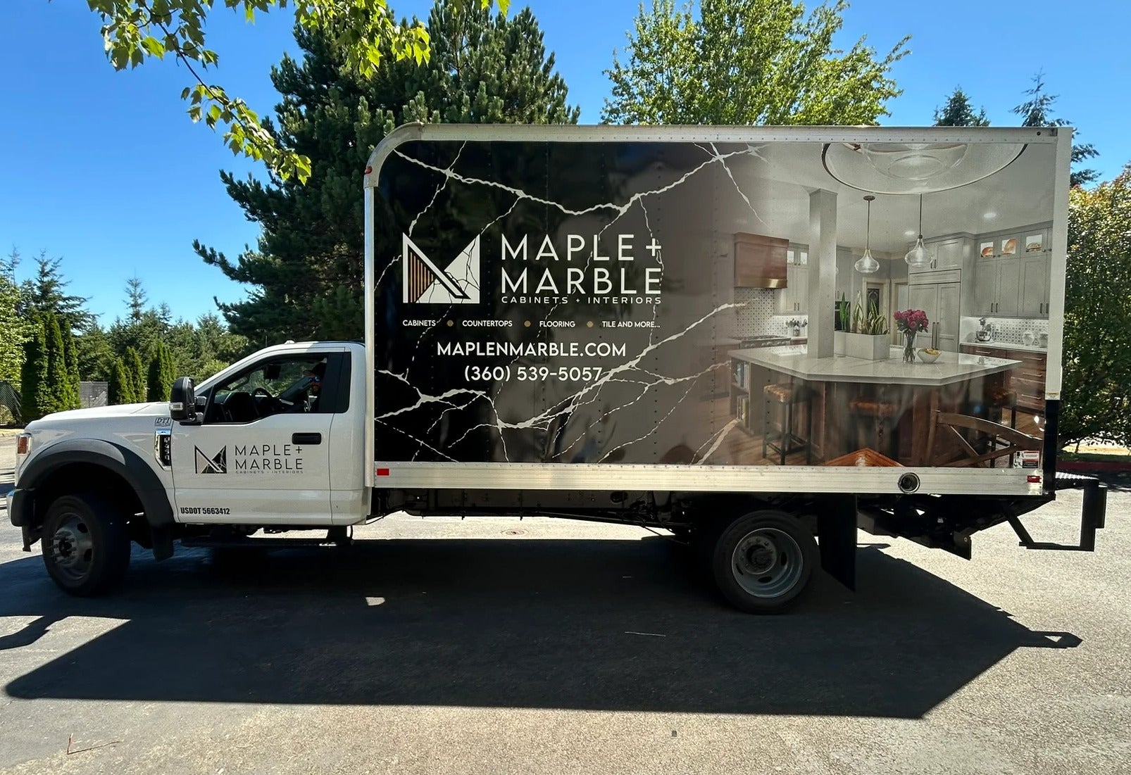 Turning a Box Truck Into a Moving Billboard: Custom Graphics for Maple + Marble