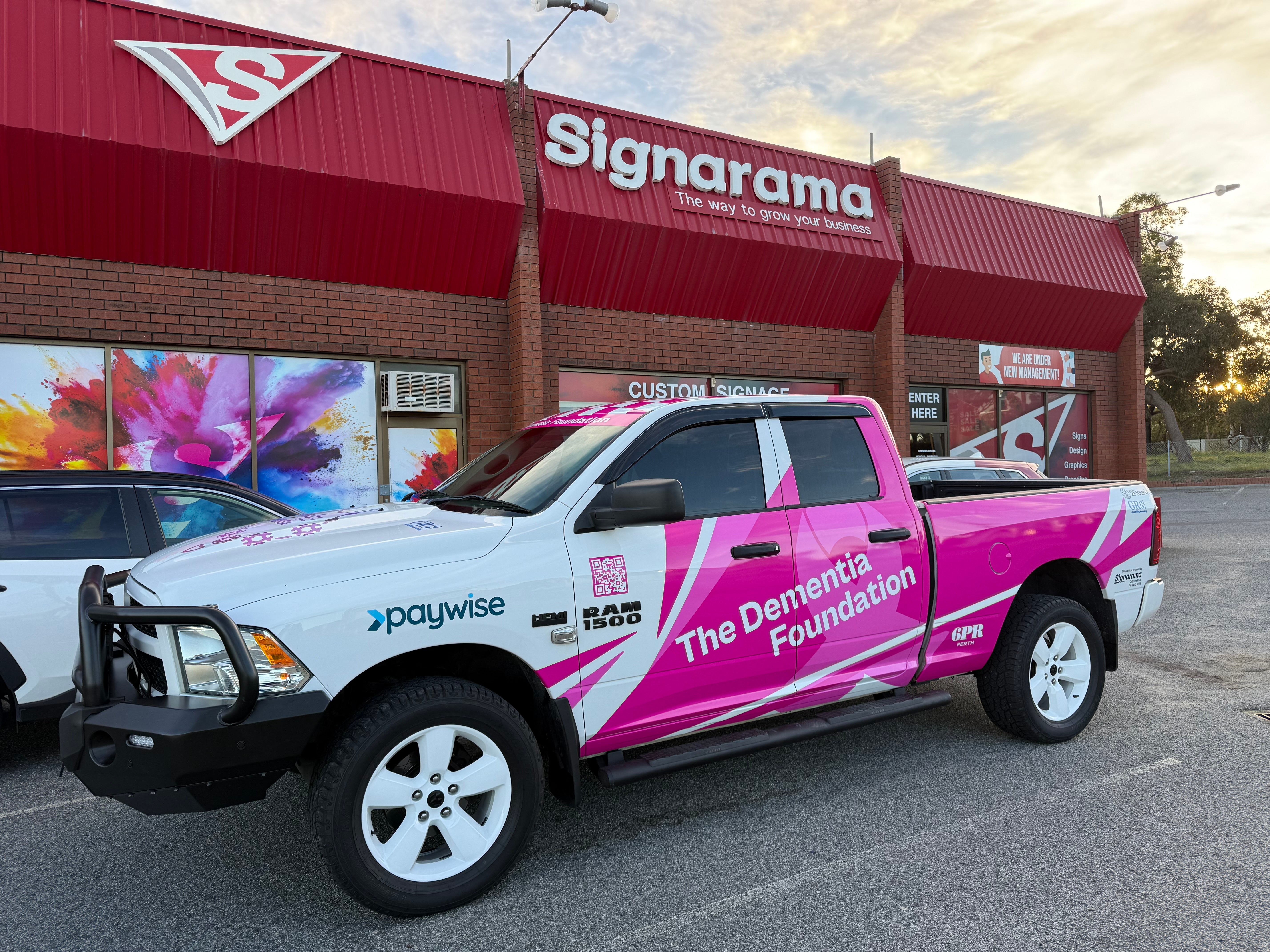 Back on the Road: Signarama Osborne Park Wraps Another Vehicle for The Dementia Foundation