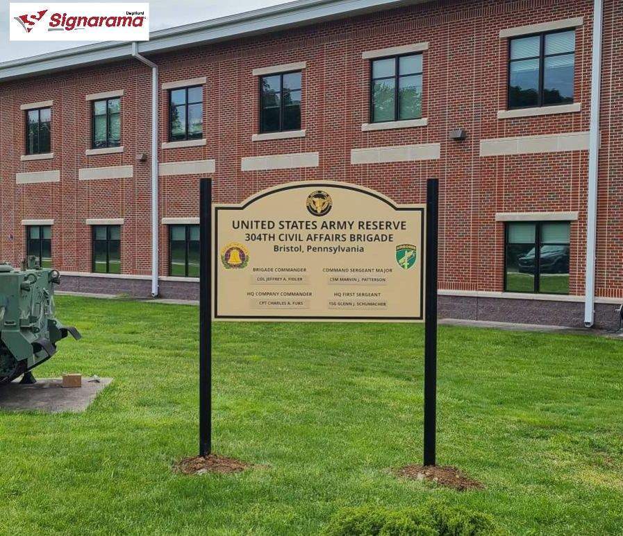 monument Signage in Bristol, Pennsylvania