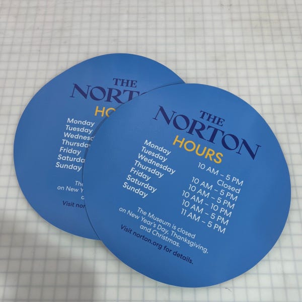 norton hours printed