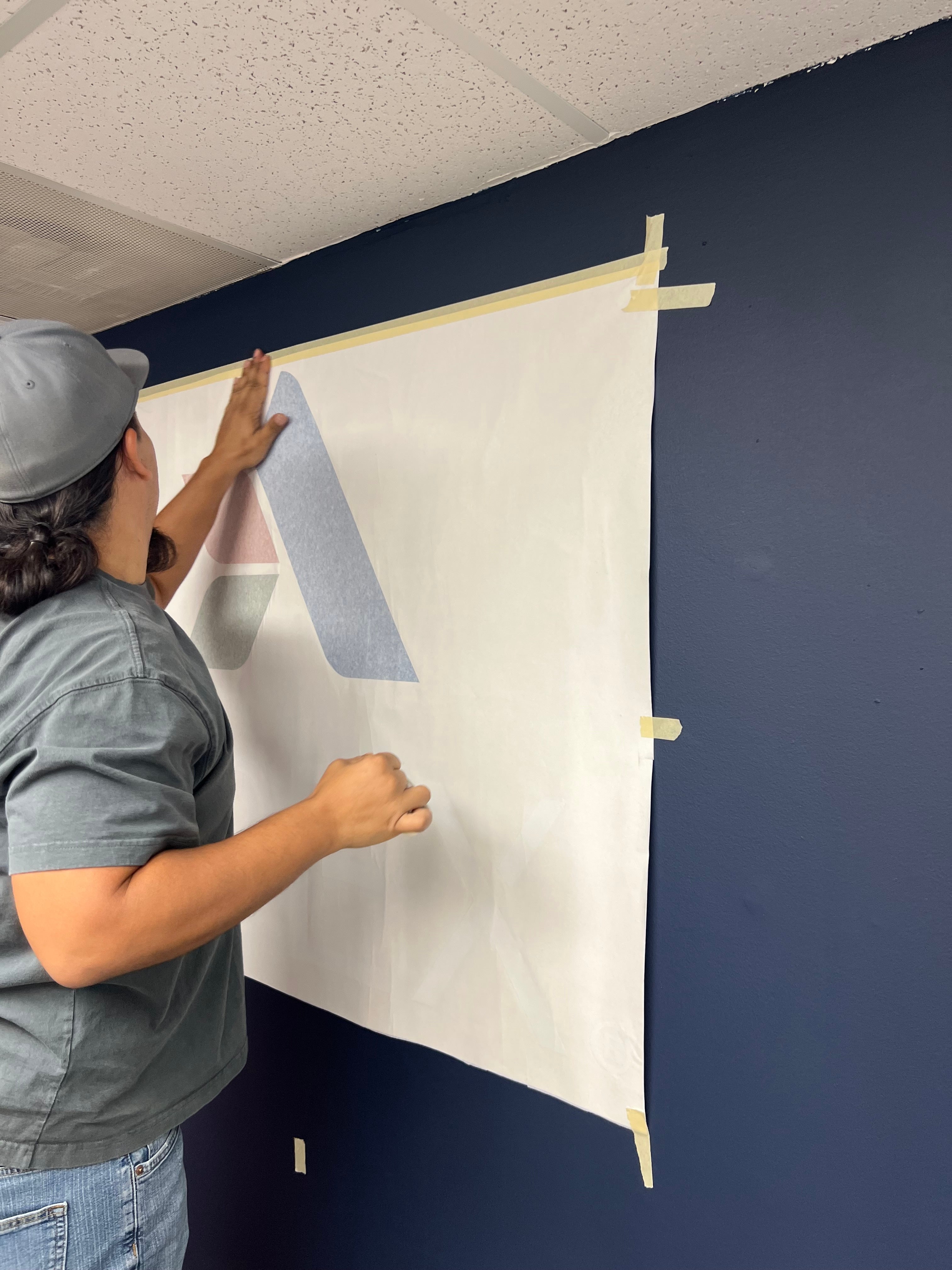 Custom Print & Cut Vinyl Entryway Wall Graphics for APEX Companies in Miami Lakes