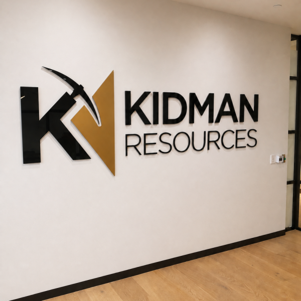 Office Signage for Kidman Resources