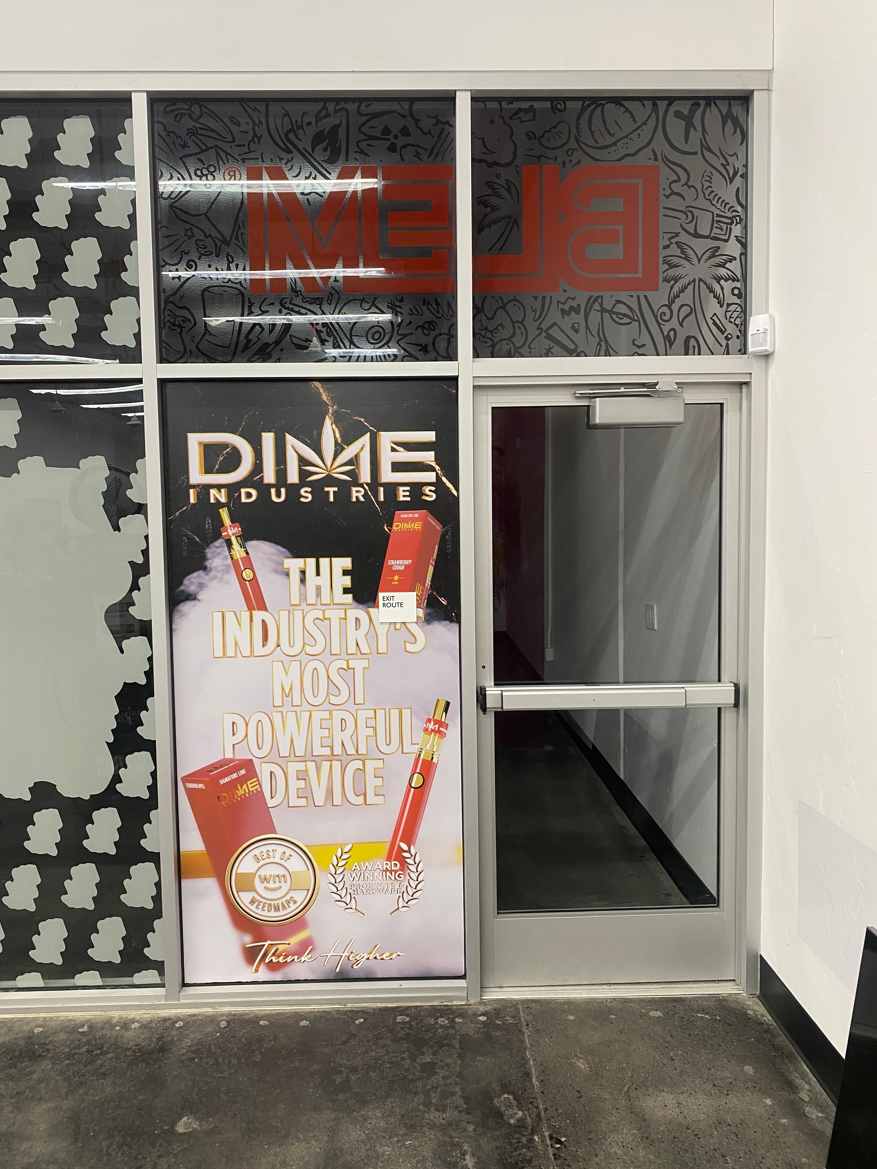 Window Wrap for DIME Industries at Chkn N Wafflez