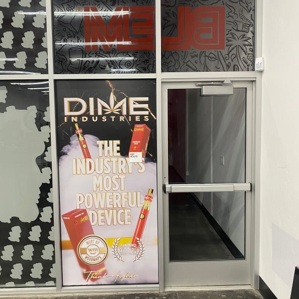 Window Wrap for DIME Industries at Chkn N Wafflez