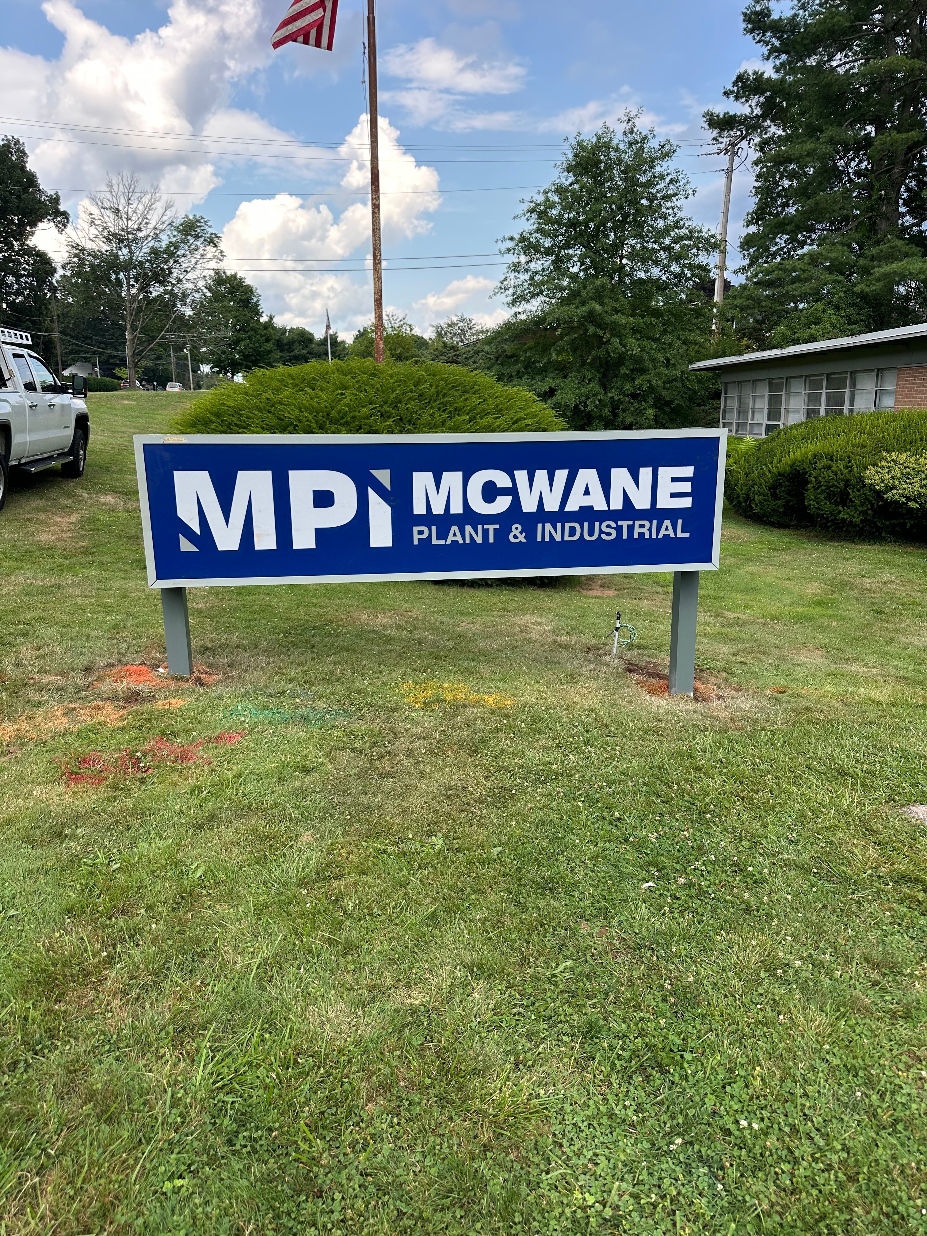 Building & Monument Signs for MPI McWane in Wethersfield, CT
