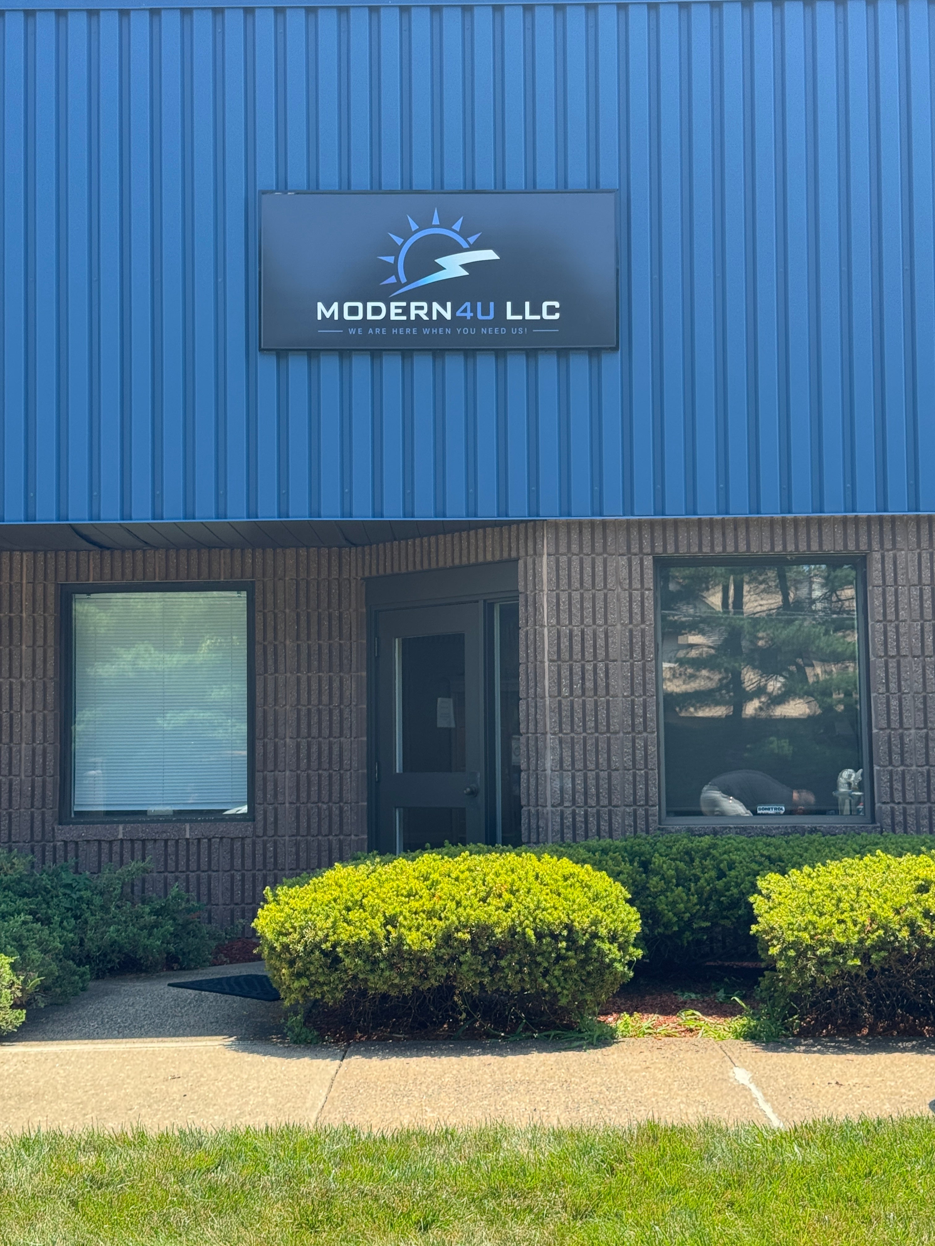 Complete Commercial Signage Package for Modern4U LLC in Newington, CT