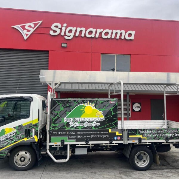 Truck Wrap & Vehicle Graphics | Hills Natural Solar | Signarama Windsor