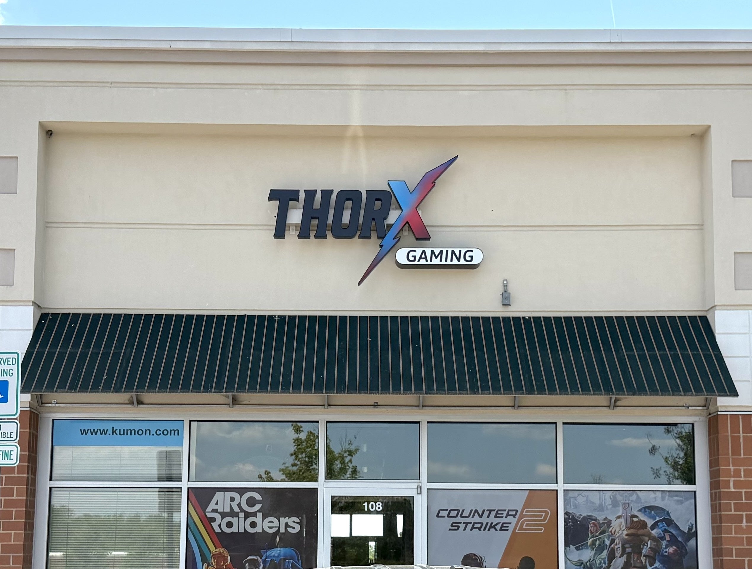 ThorX Gaming Channel Letters