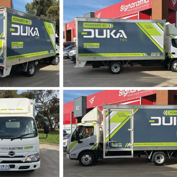 Box Truck Wrap Signage for Duka Tech in Cheltenham