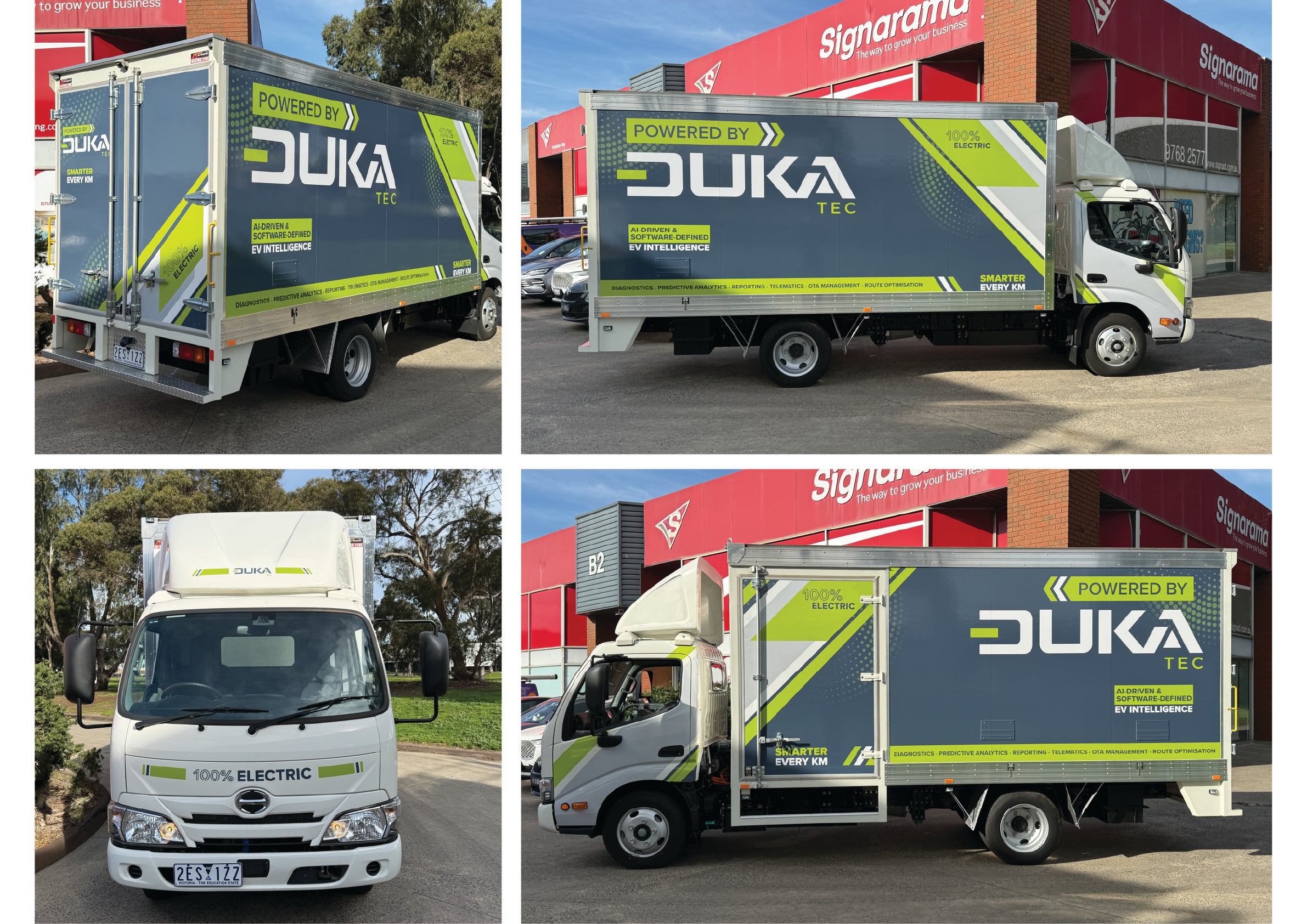 Box Truck Wrap Signage for Duka Tech in Cheltenham