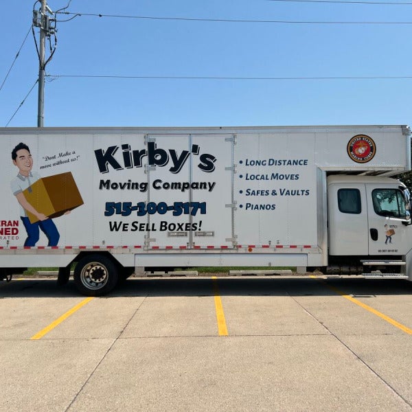 Kirby’s Moving Company Hits the Road With Custom Truck Decals