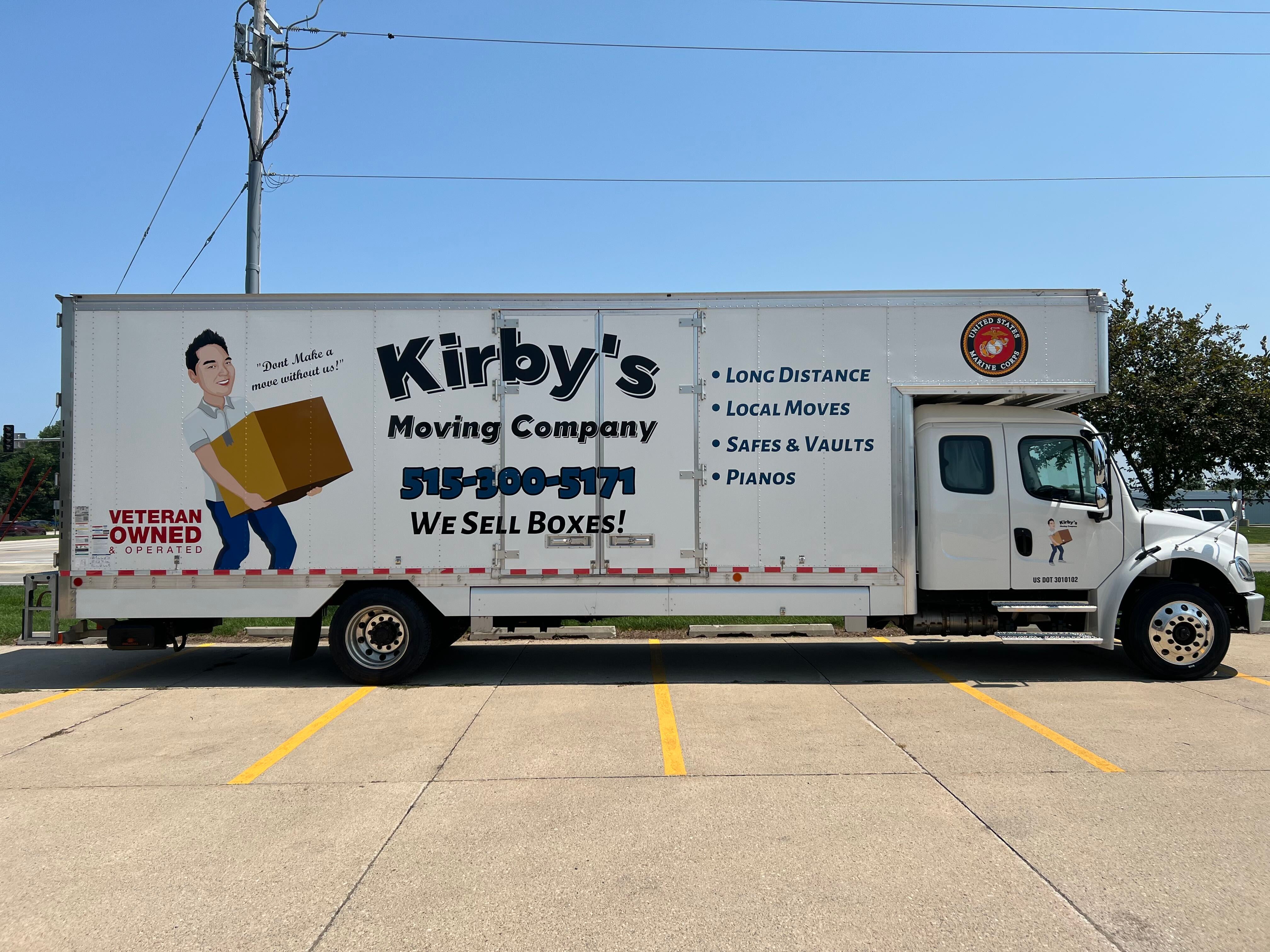 Kirby’s Moving Company Hits the Road With Custom Truck Decals