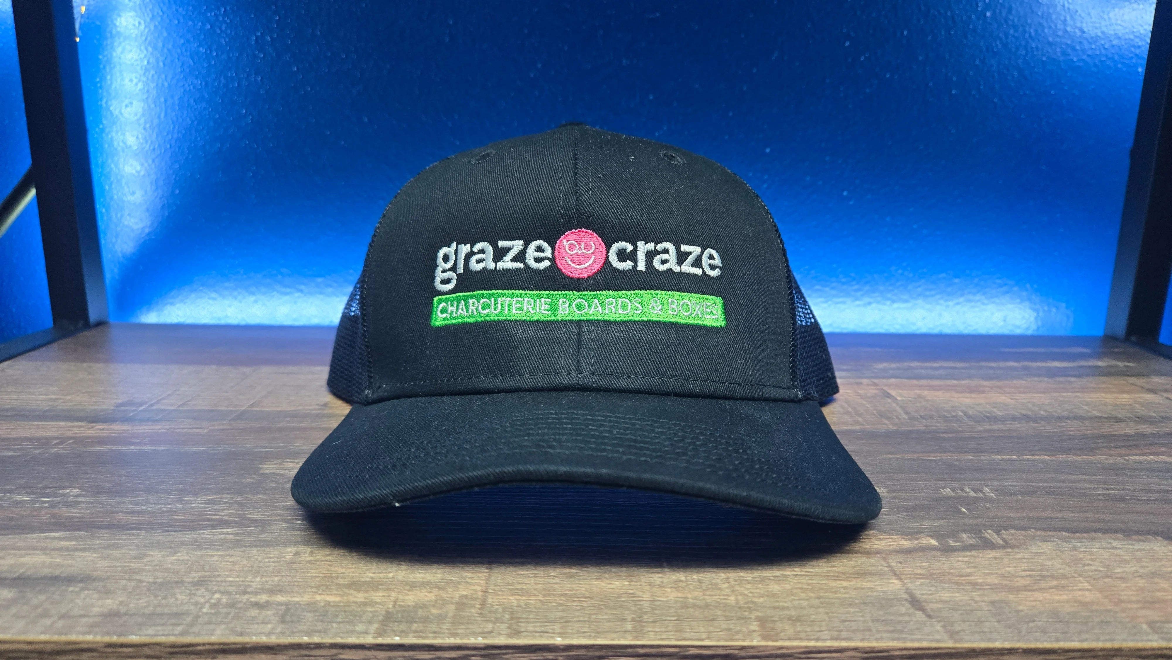 Embroidered Trucker Caps for Graze Craze