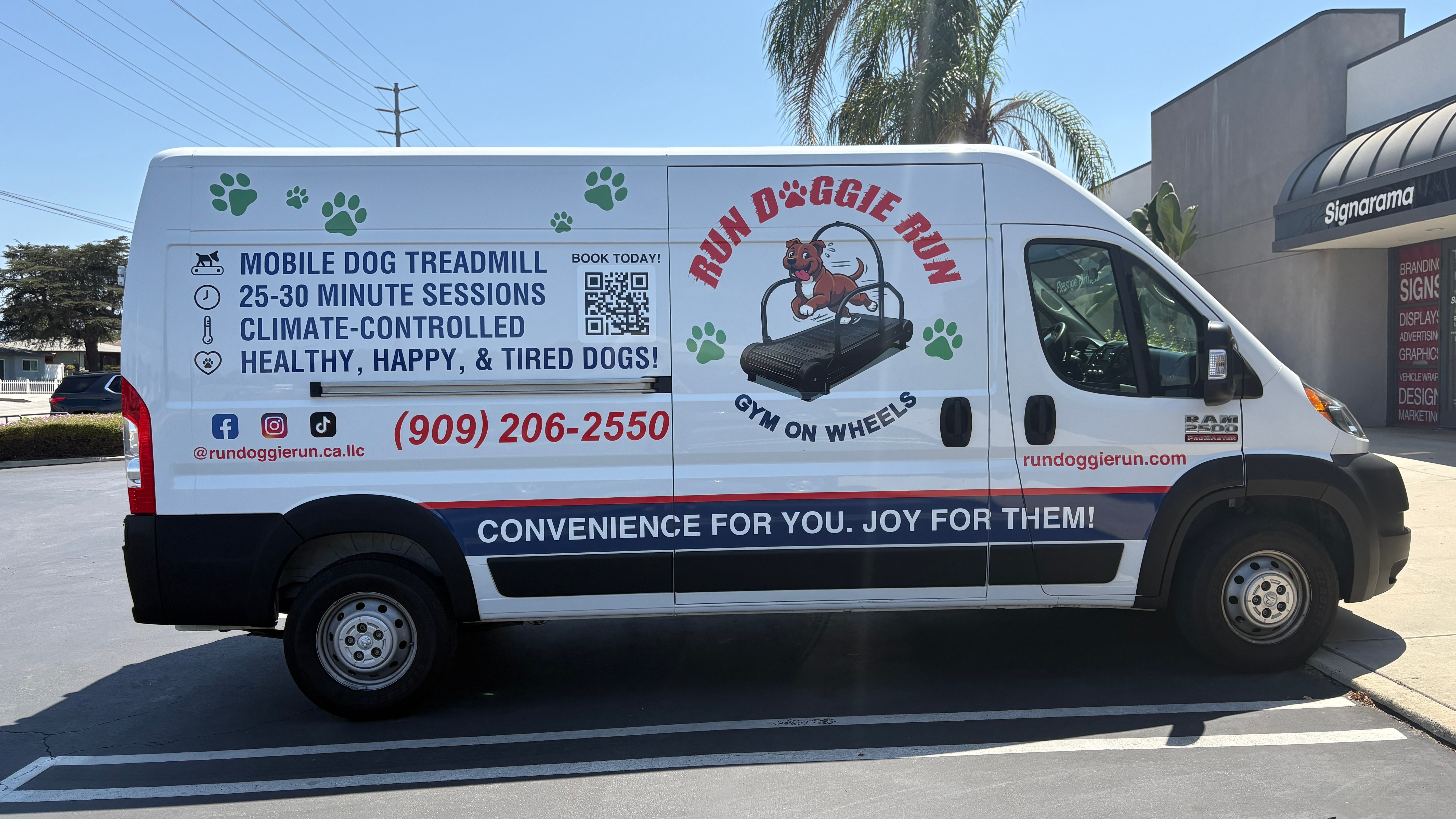 Custom Van Graphics for Run Doggie Run