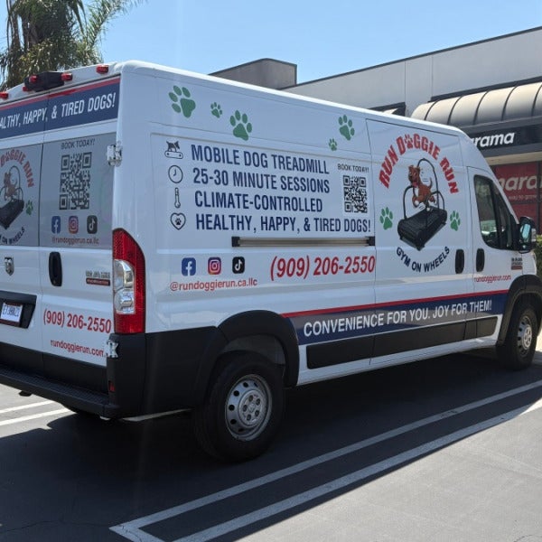 Custom Van Graphics for Run Doggie Run