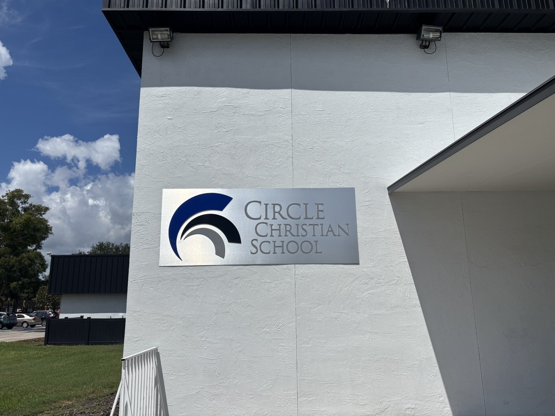 A Sleek New Look for This Exterior Wall Sign