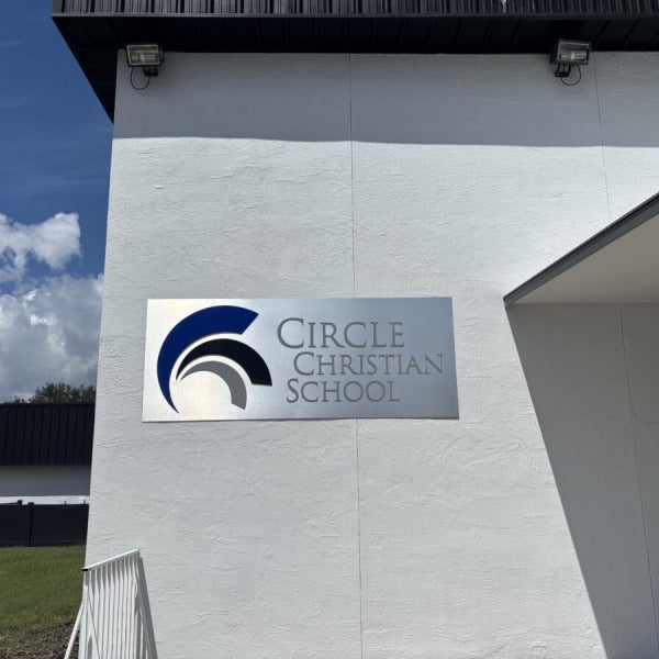 A Sleek New Look for This Exterior Wall Sign