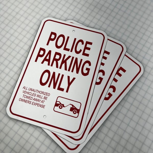 police parking only