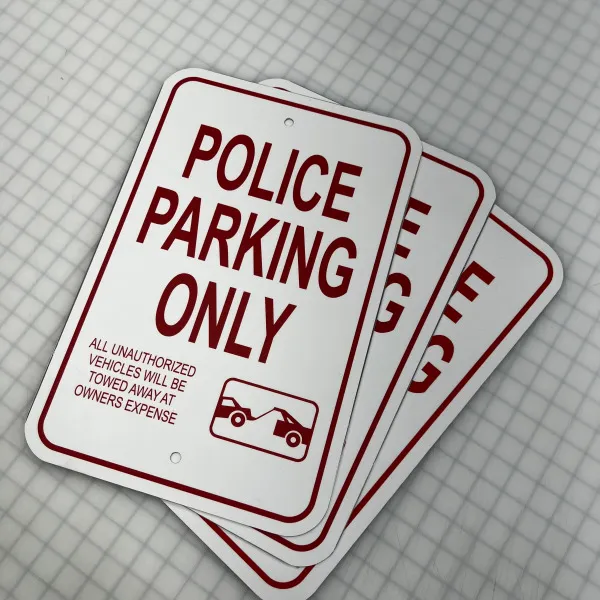 police parking only