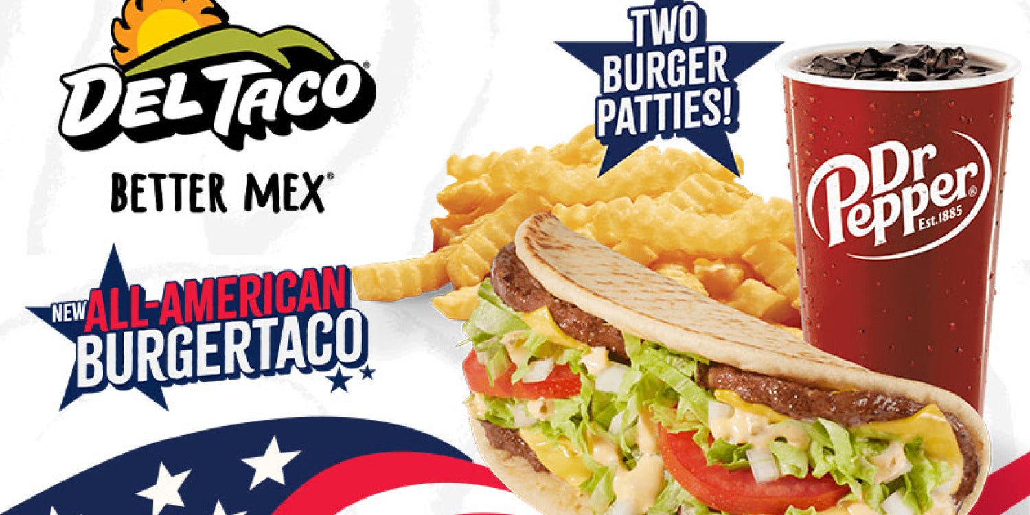 Del Taco Reinvents the Wheel (or the Bun) with Burgertacos