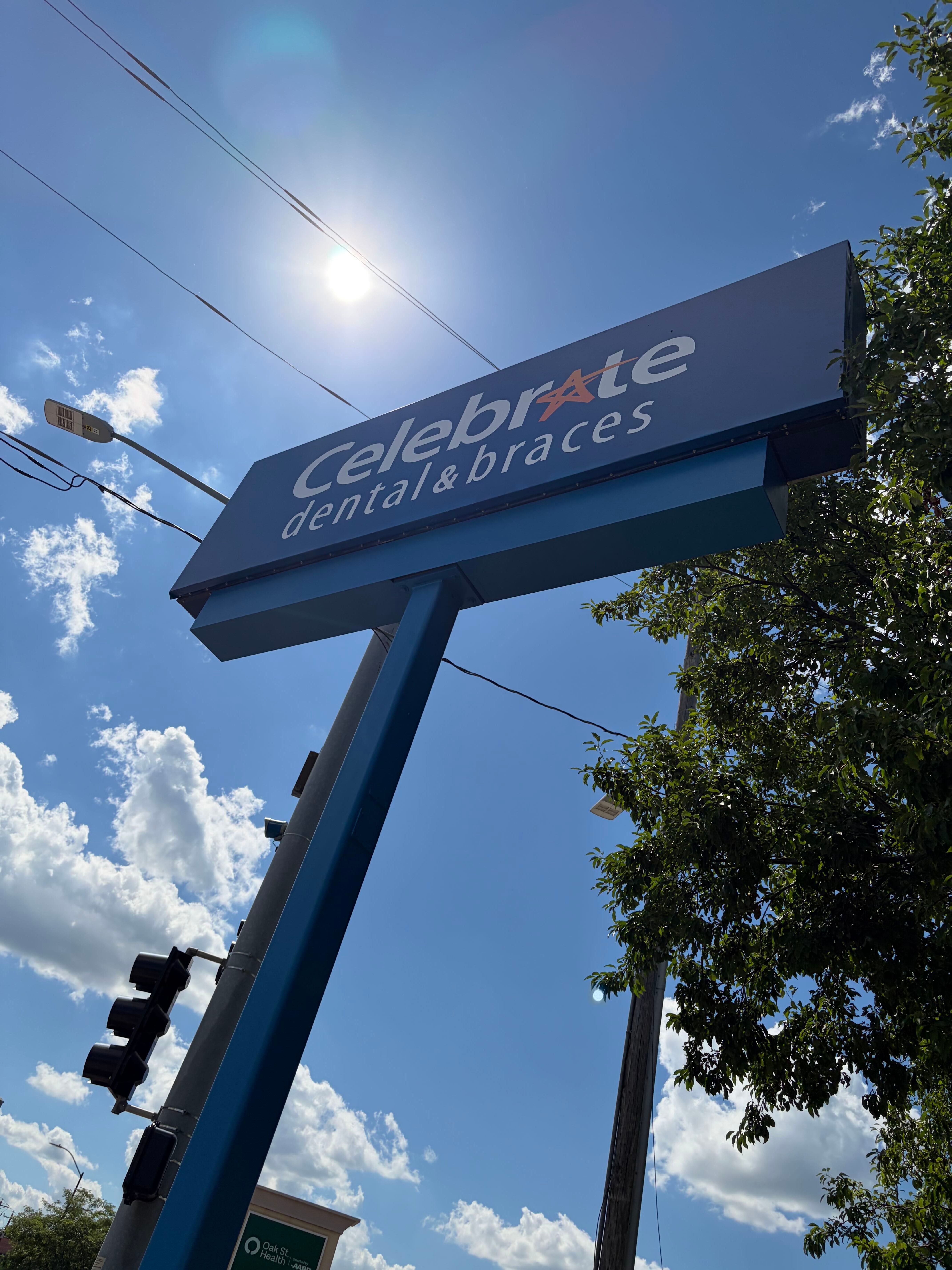 Celebrate Dental & Braces Establishes a New Location With Custom Signage