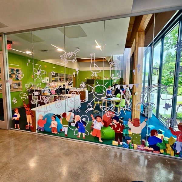 Brightening Redmond Senior Community Center’s Kid’s Zone With Custom Window Graphics