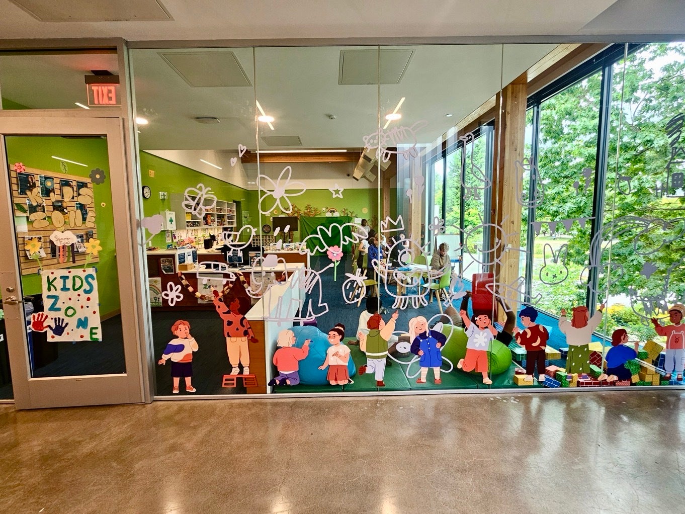 Brightening Redmond Senior Community Center’s Kid’s Zone With Custom Window Graphics