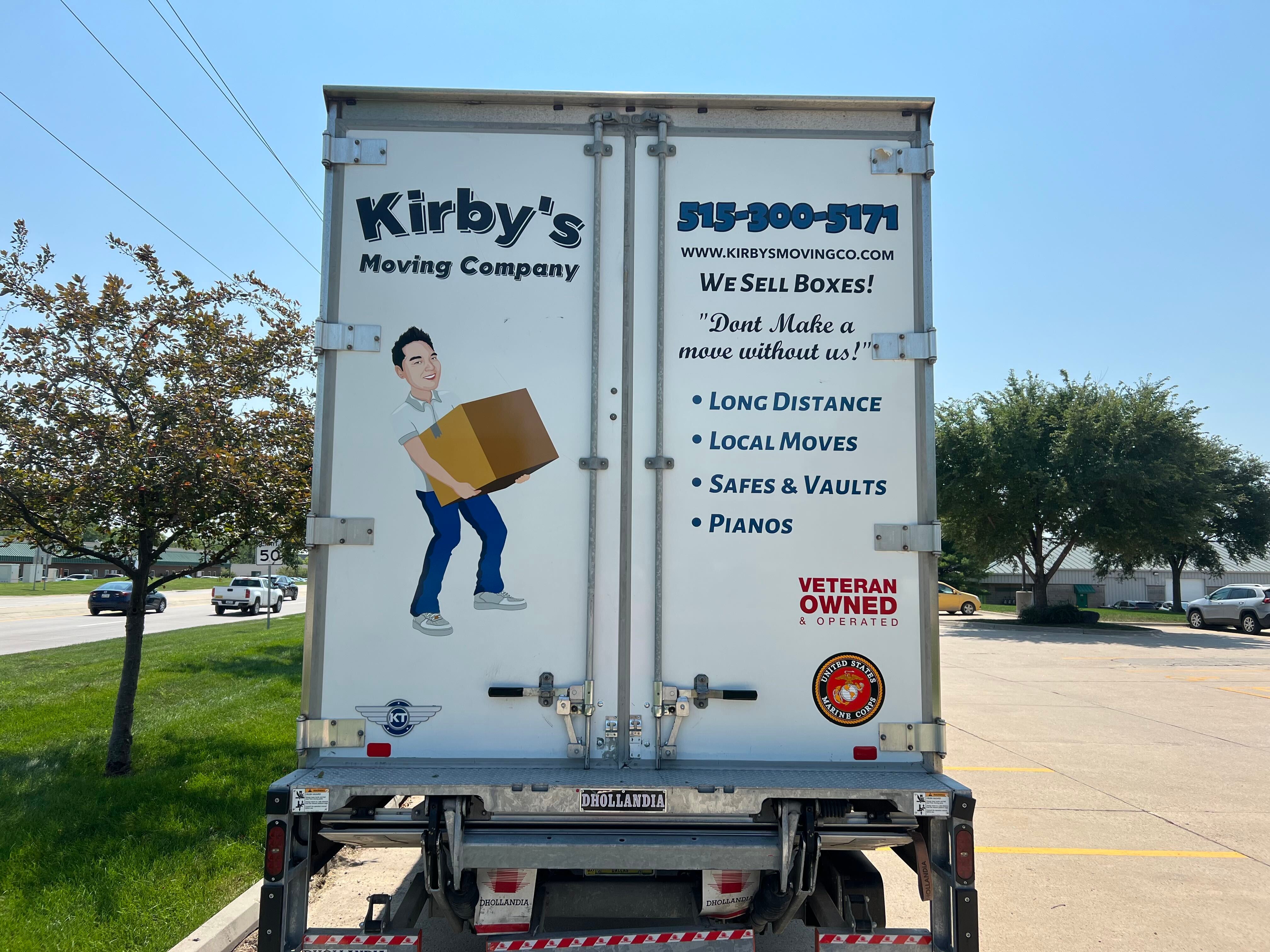 Kirby’s Moving Company Hits the Road With Custom Truck Decals
