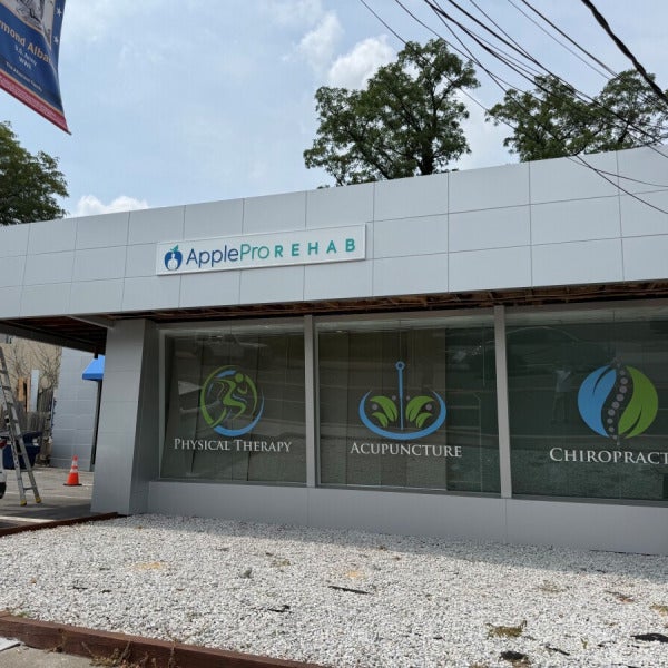 Awning, Dimensional Letters & Window Graphics for Apple Pro Rehab in Scarsdale, NY