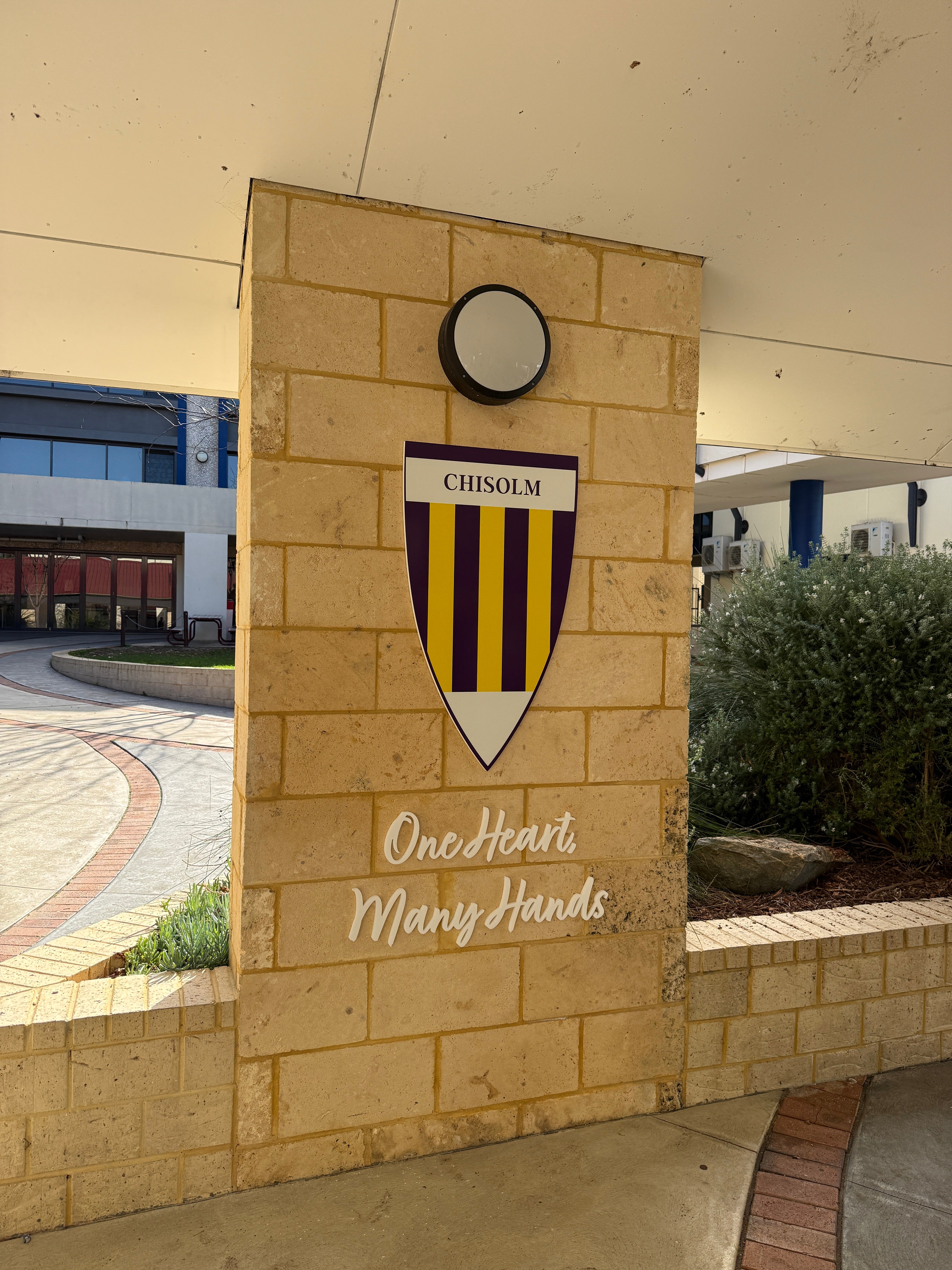 Bringing School Spirit to Life: Guild Shield Signage for Newman College