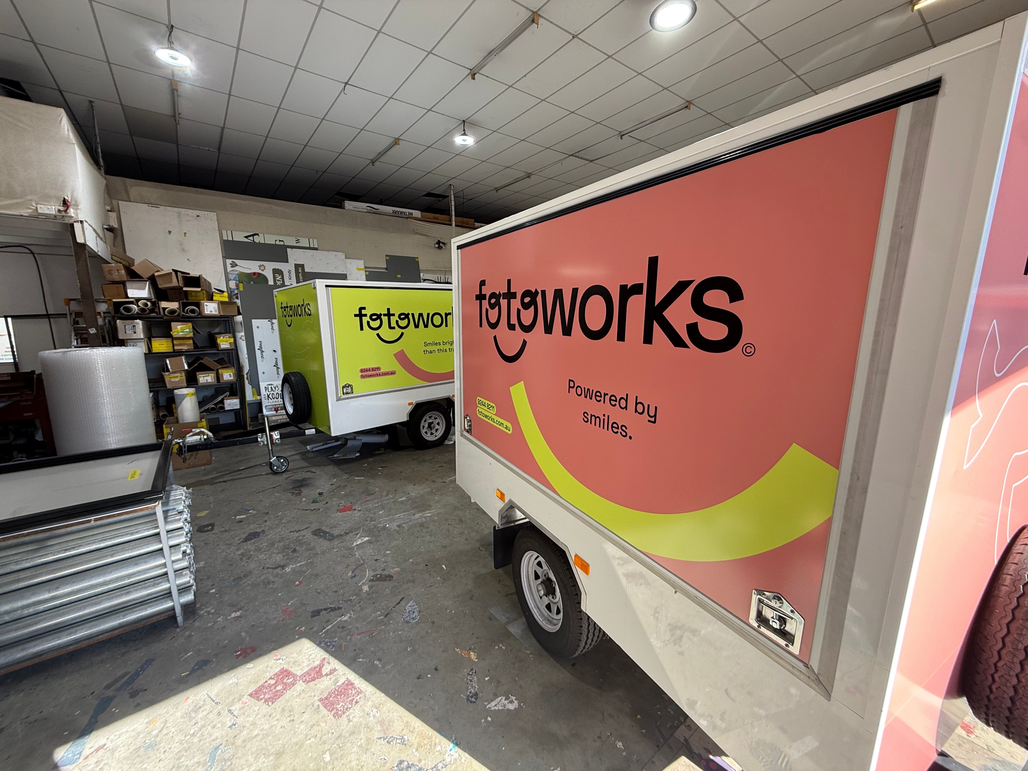 Powered by Smiles: Rebranding the Fotoworks Fleet