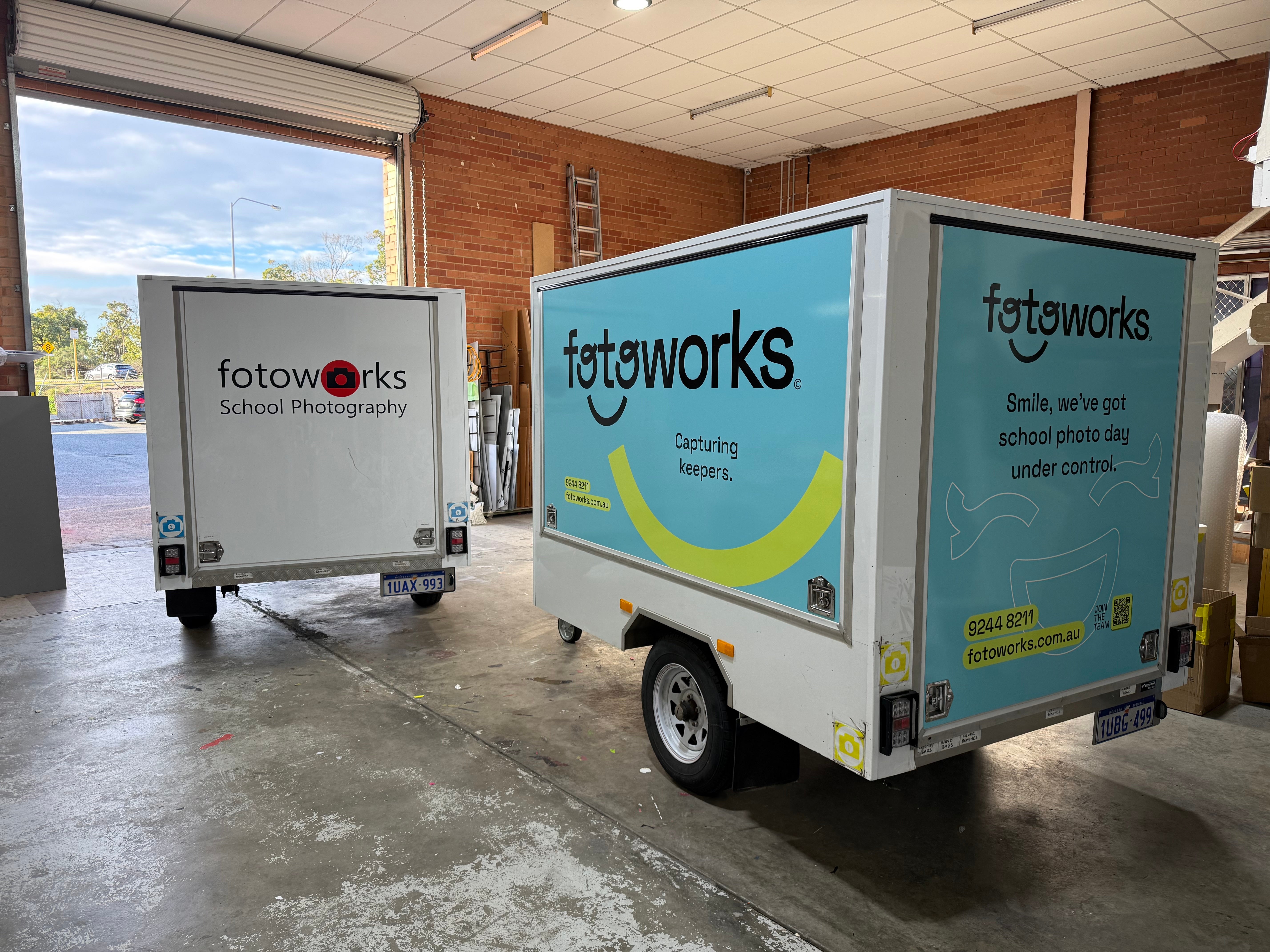 Powered by Smiles: Rebranding the Fotoworks Fleet