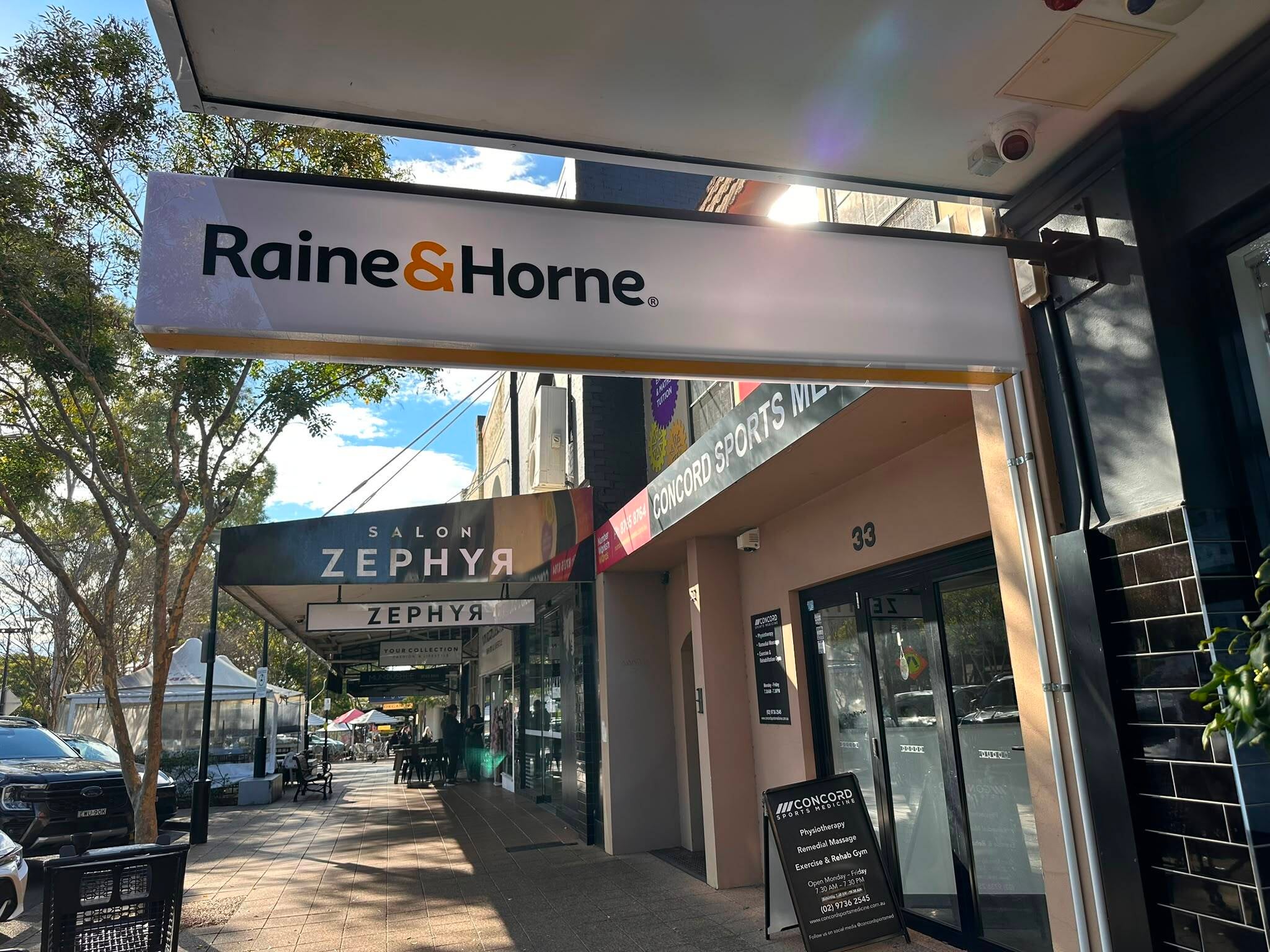 Raine and Horne Concord Re-brand