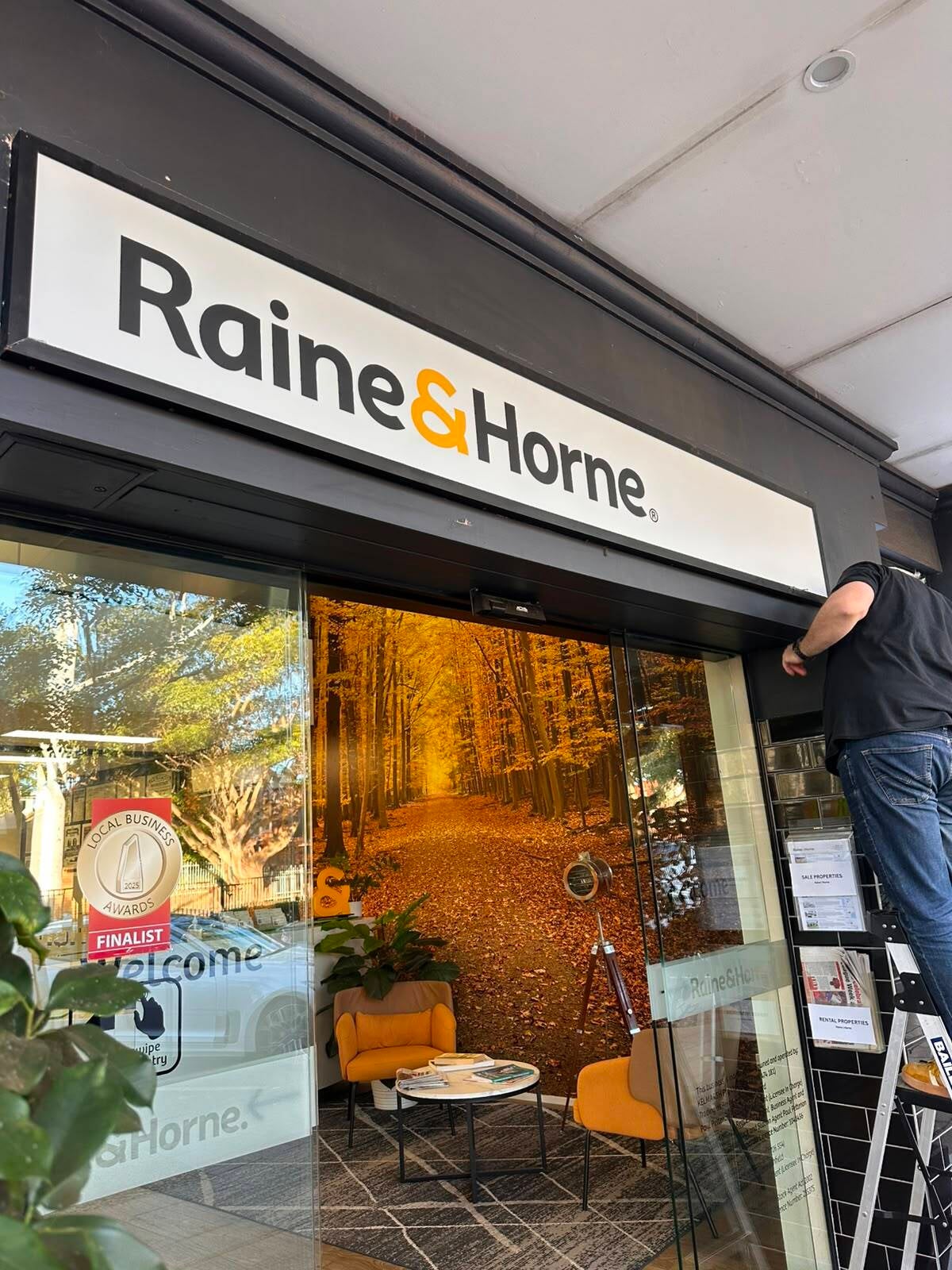 Raine and Horne Concord Re-brand