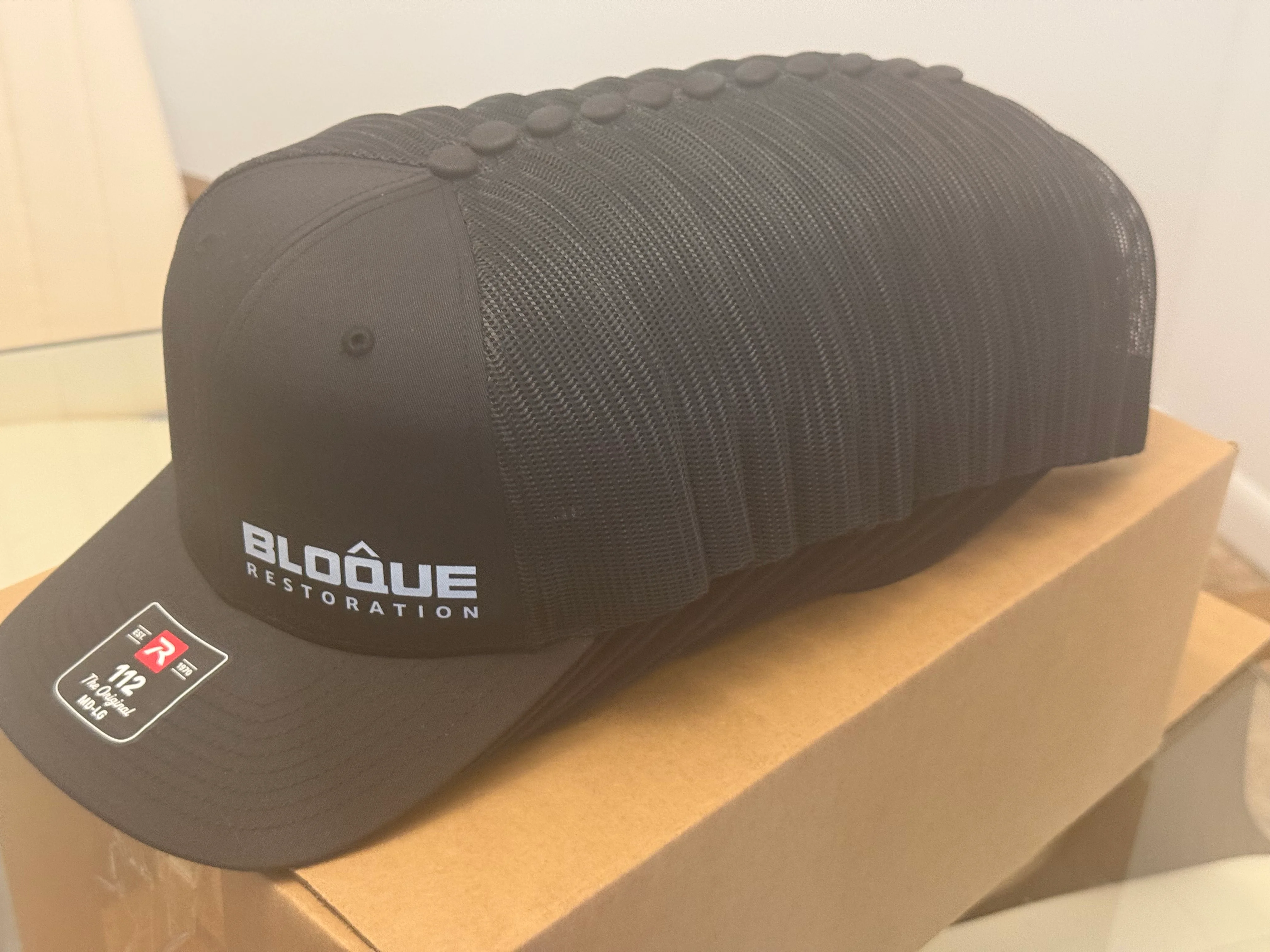 Custom Embroidered Hats for Bloque Restoration — Mesa, AZ