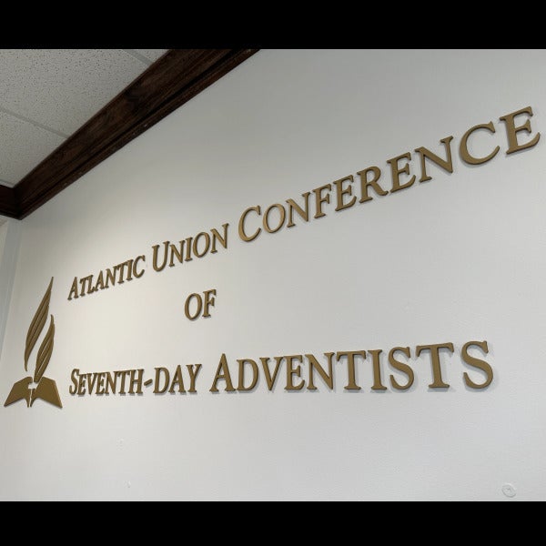 New Office Branding Dimensional Letters - Atlantic Union Conference (Westborough, MA)