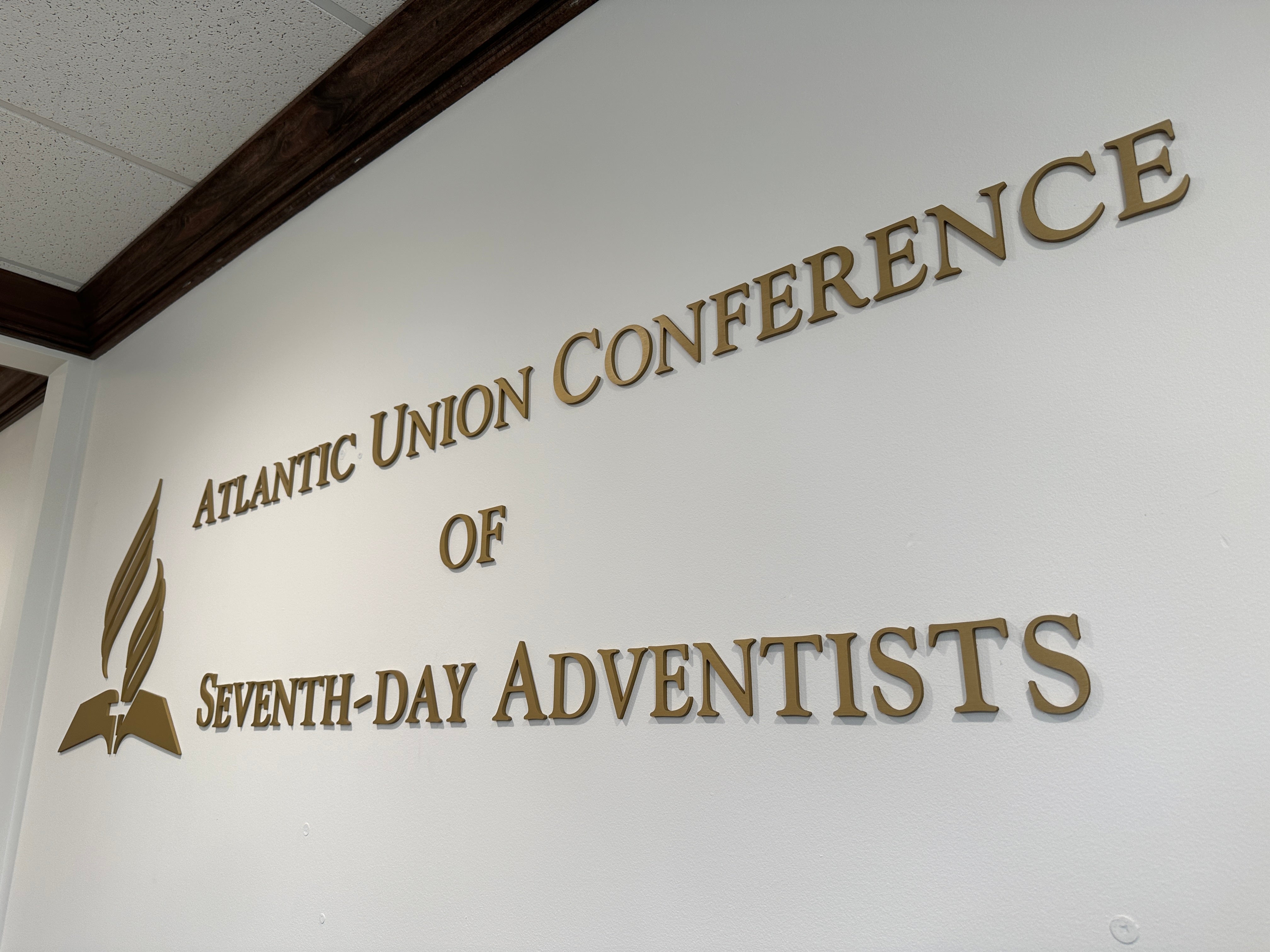 New Office Branding Dimensional Letters - Atlantic Union Conference (Westborough, MA)