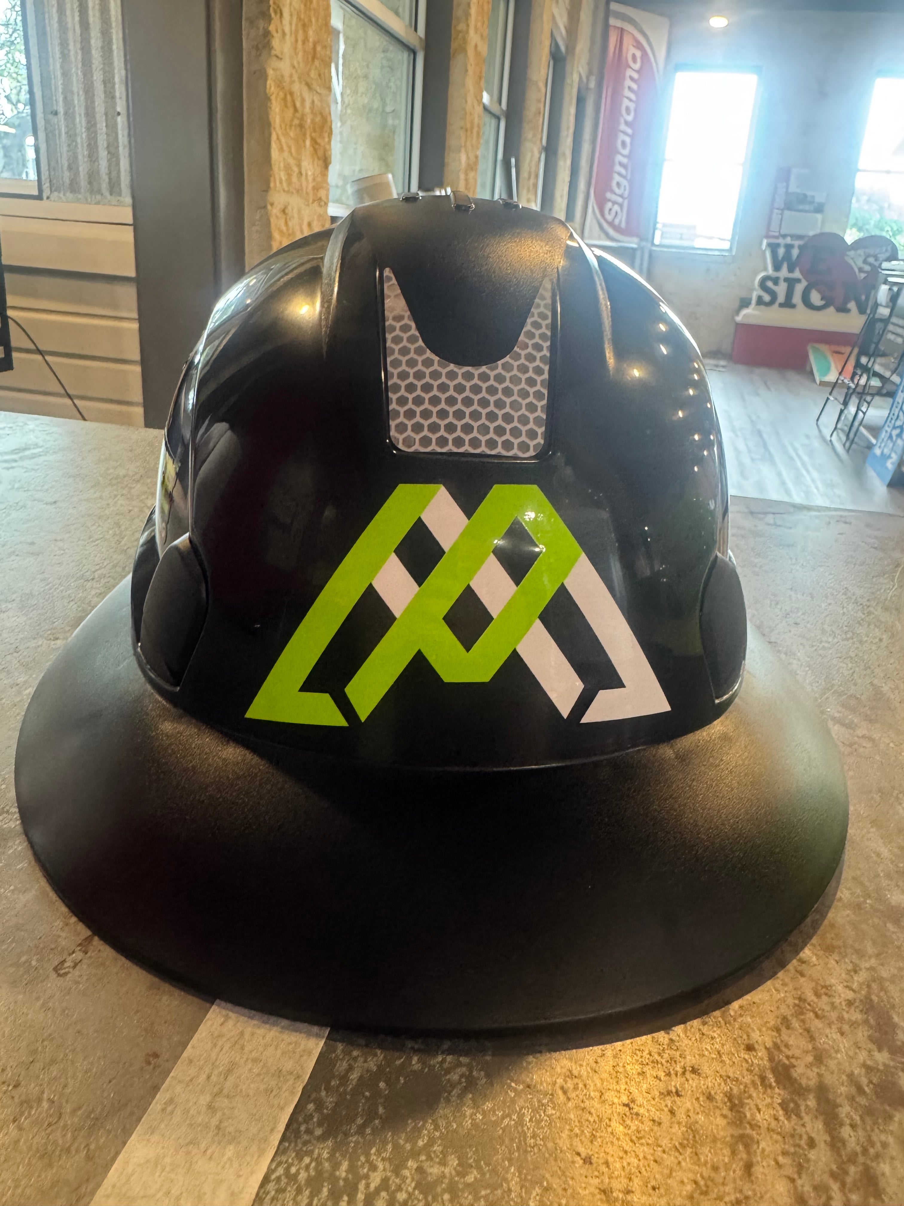 Small Decals, Big Branding: Custom Hard Hat Decals for LP Marlowe