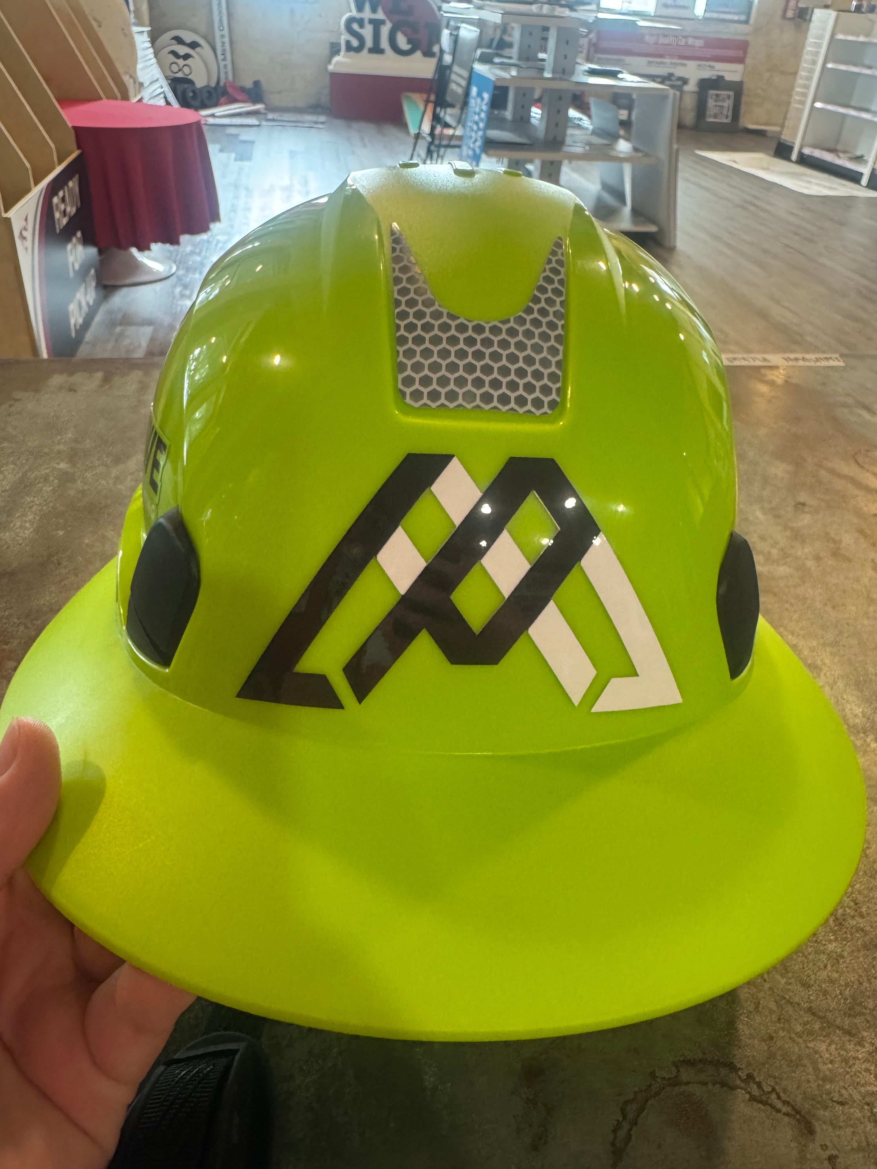 Small Decals, Big Branding: Custom Hard Hat Decals for LP Marlowe