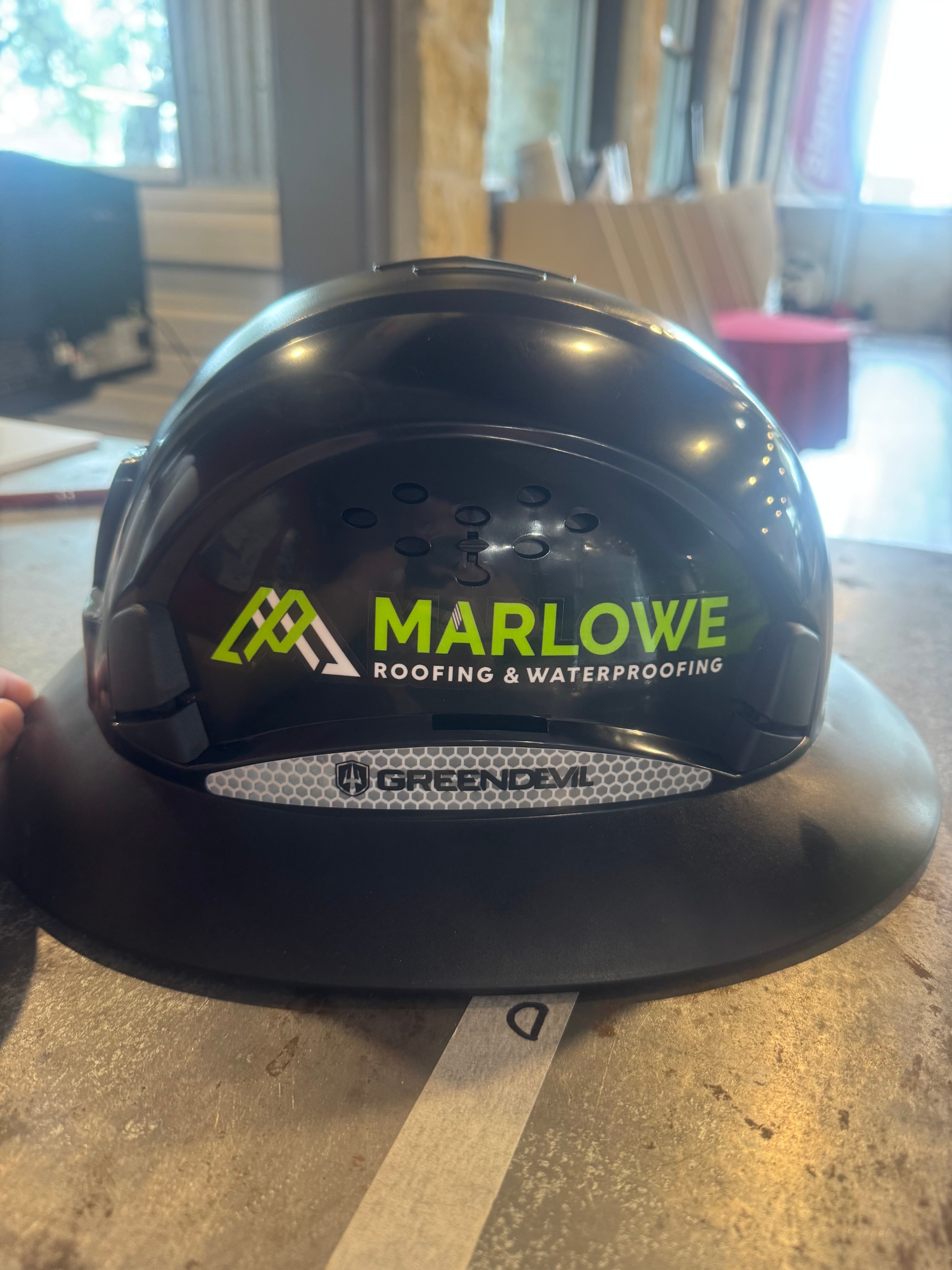 Small Decals, Big Branding: Custom Hard Hat Decals for LP Marlowe