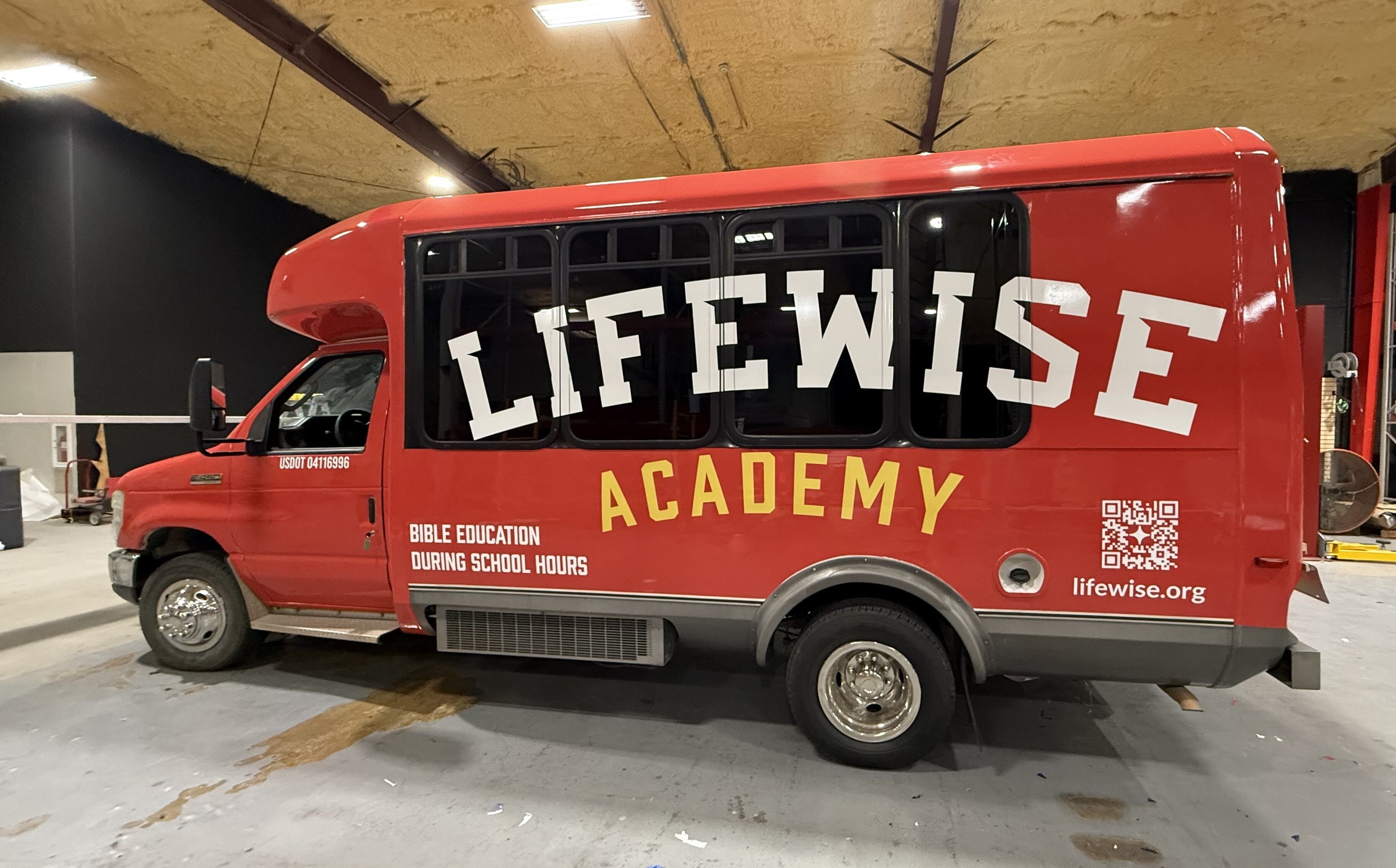 Taking the LifeWise Academy Brand on the Road with Custom Bus Wraps