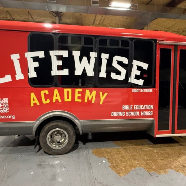 Taking the LifeWise Academy Brand on the Road with Custom Bus Wraps