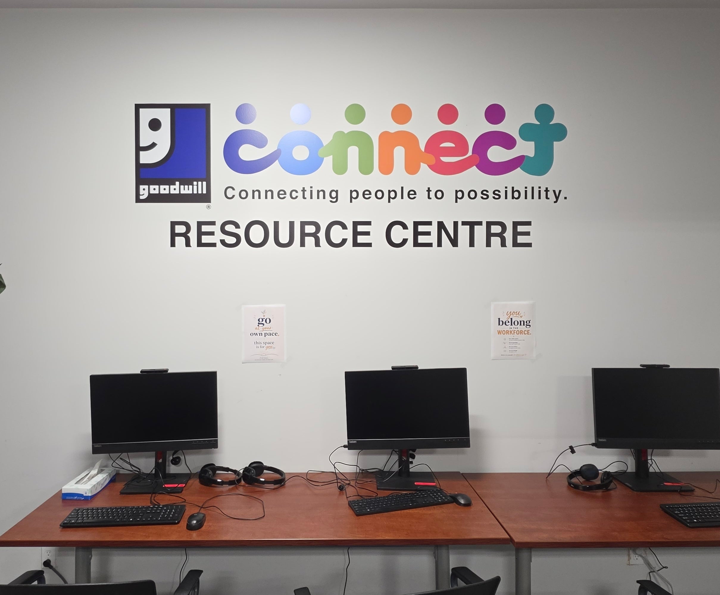 Wall Graphics for Goodwill Industries of Alberta in Edmonton, AB