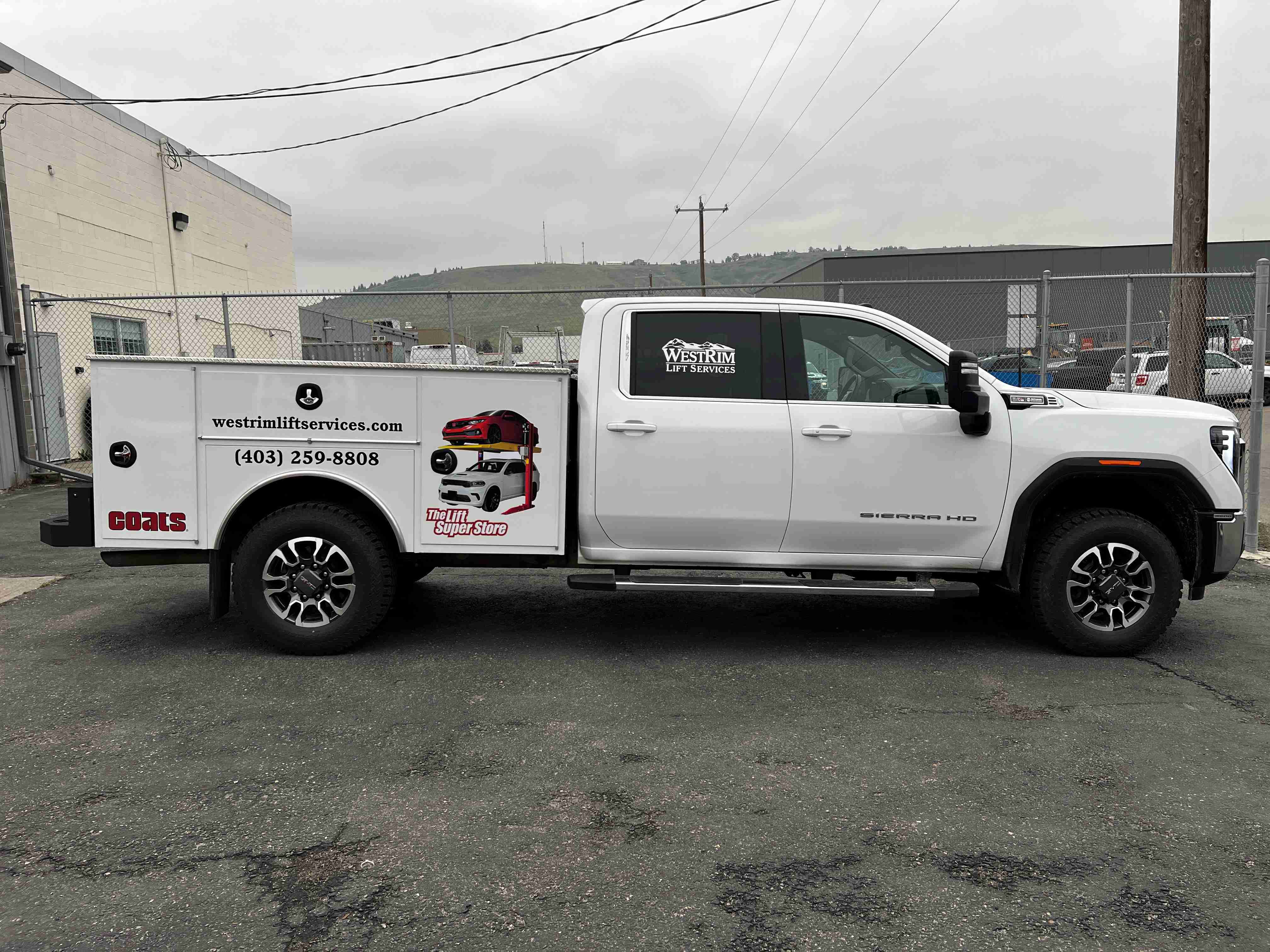 WestRim Lift Services - Truck Decals