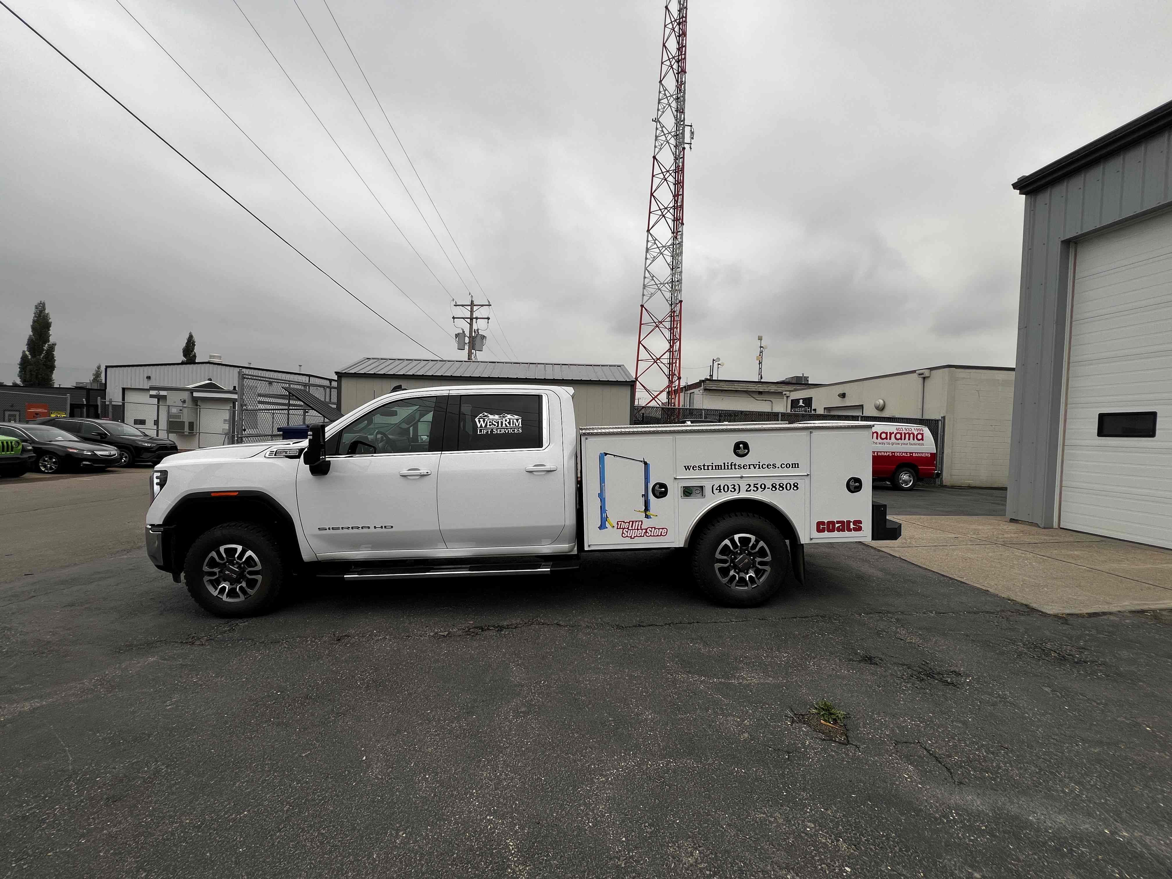 WestRim Lift Services - Truck Decals