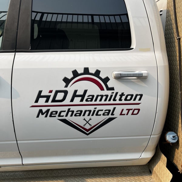 HD Hamilton Mechanical Truck Decals